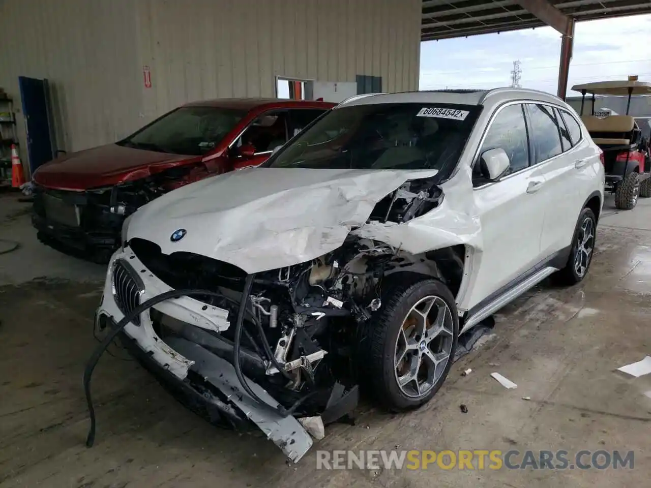 2 Photograph of a damaged car WBXHU7C55K5L10239 BMW X1 2019