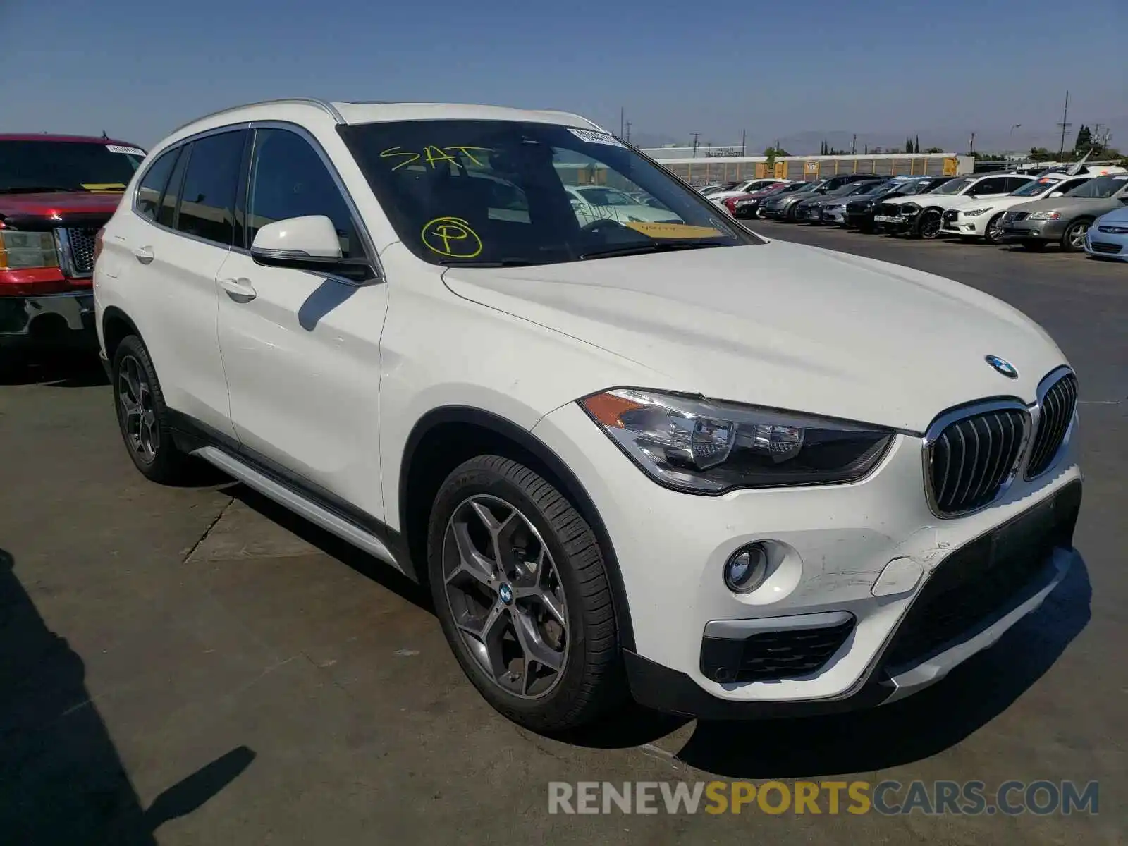 1 Photograph of a damaged car WBXHU7C55K5L10287 BMW X1 2019