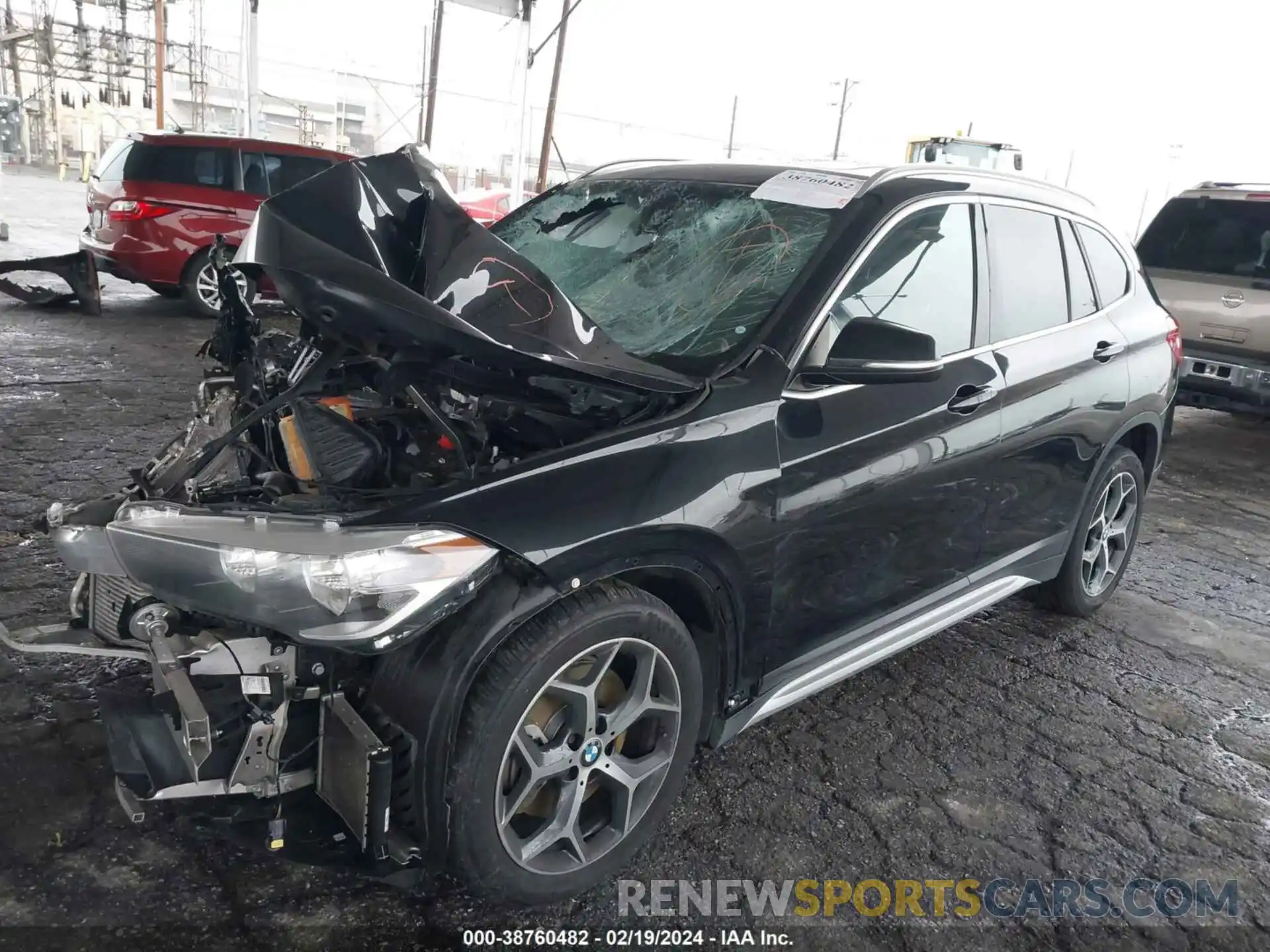 2 Photograph of a damaged car WBXHU7C55K5L11228 BMW X1 2019
