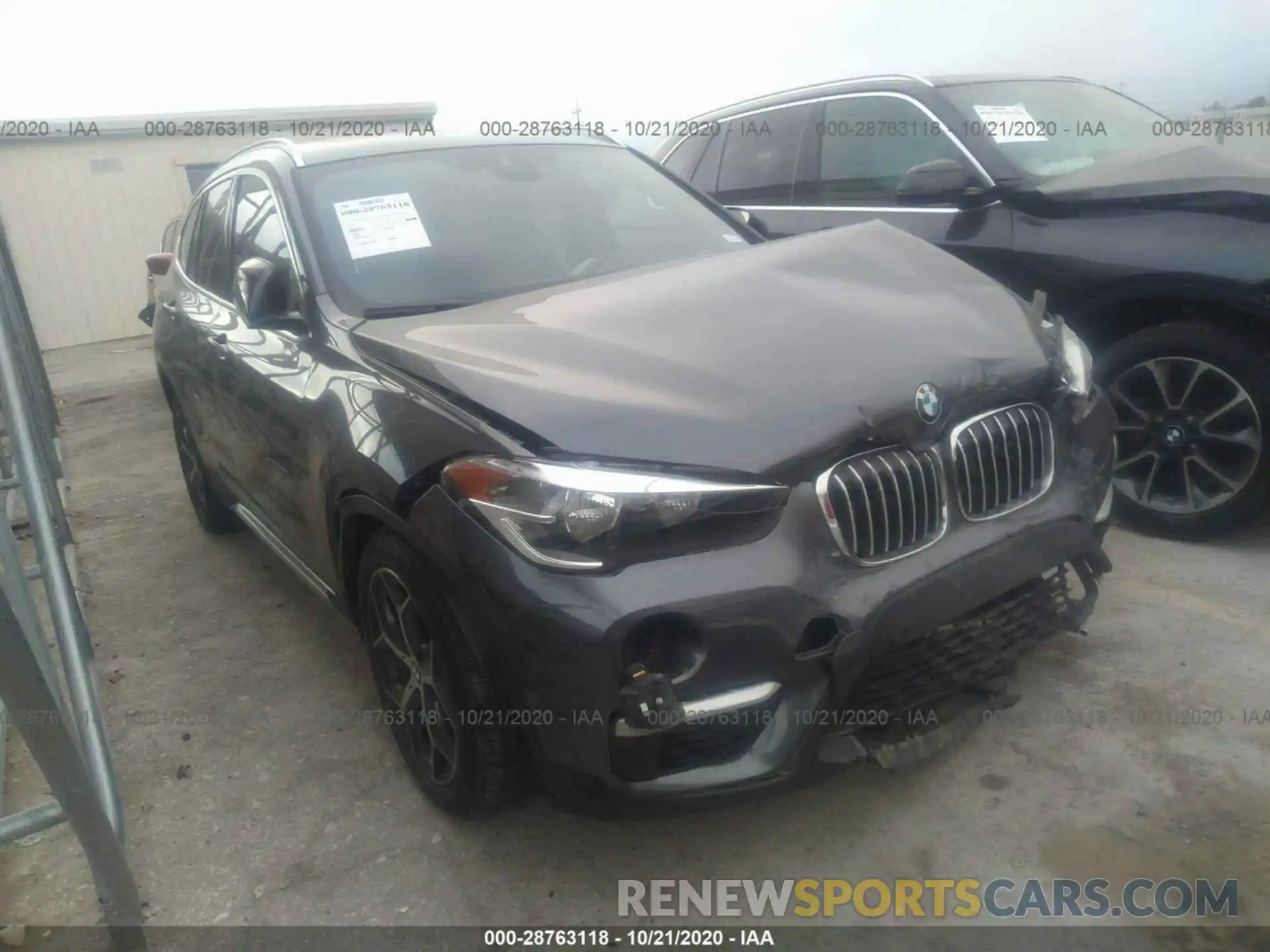 1 Фотография поврежденного автомобиля WBXHU7C55K5L11391 BMW X1 2019