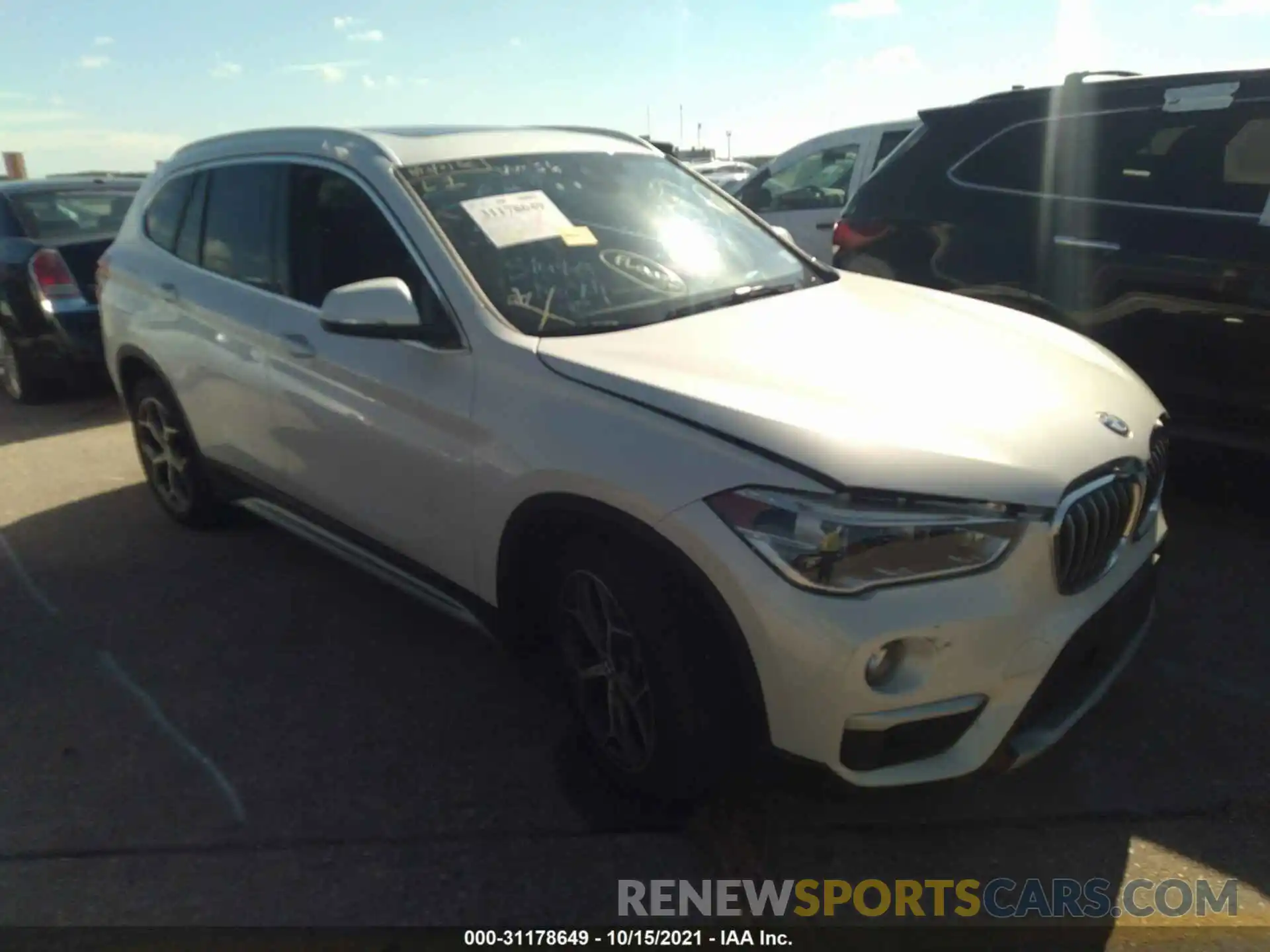 1 Photograph of a damaged car WBXHU7C55K5L11505 BMW X1 2019