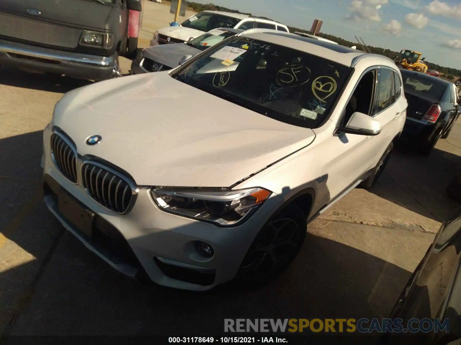 2 Фотография поврежденного автомобиля WBXHU7C55K5L11505 BMW X1 2019