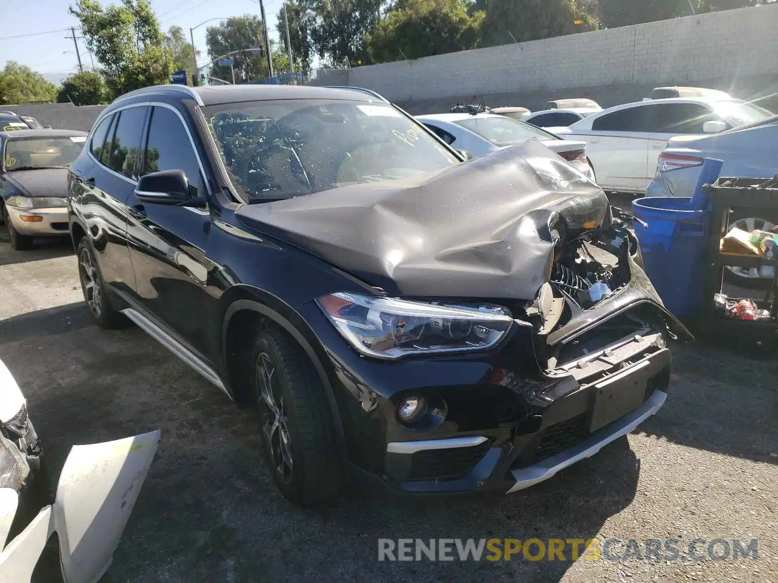 1 Photograph of a damaged car WBXHU7C55K5L11696 BMW X1 2019