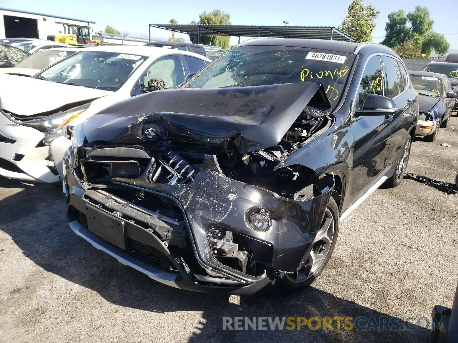 2 Photograph of a damaged car WBXHU7C55K5L11696 BMW X1 2019