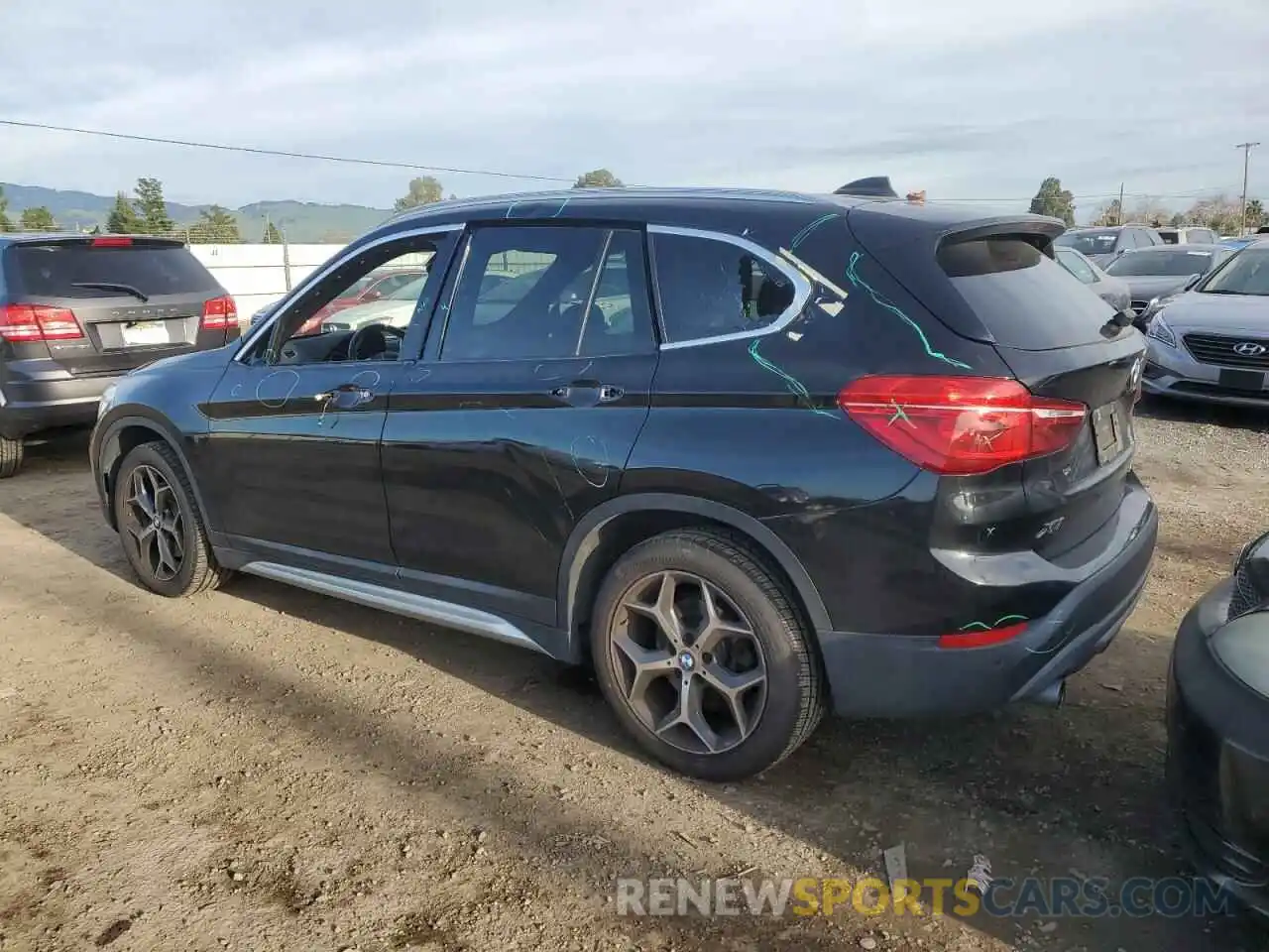 2 Photograph of a damaged car WBXHU7C56K3H44524 BMW X1 2019