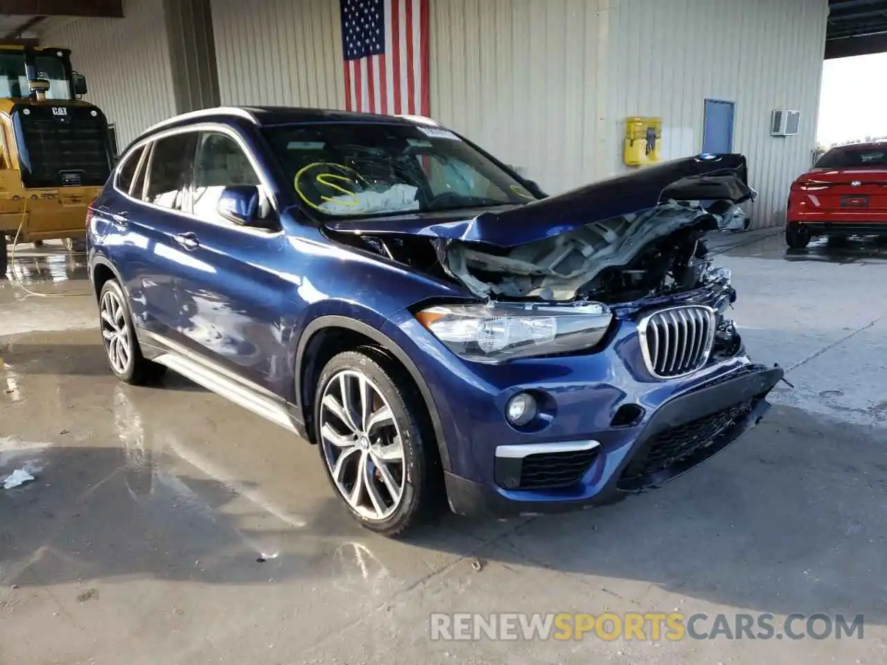 1 Photograph of a damaged car WBXHU7C56K3H44880 BMW X1 2019