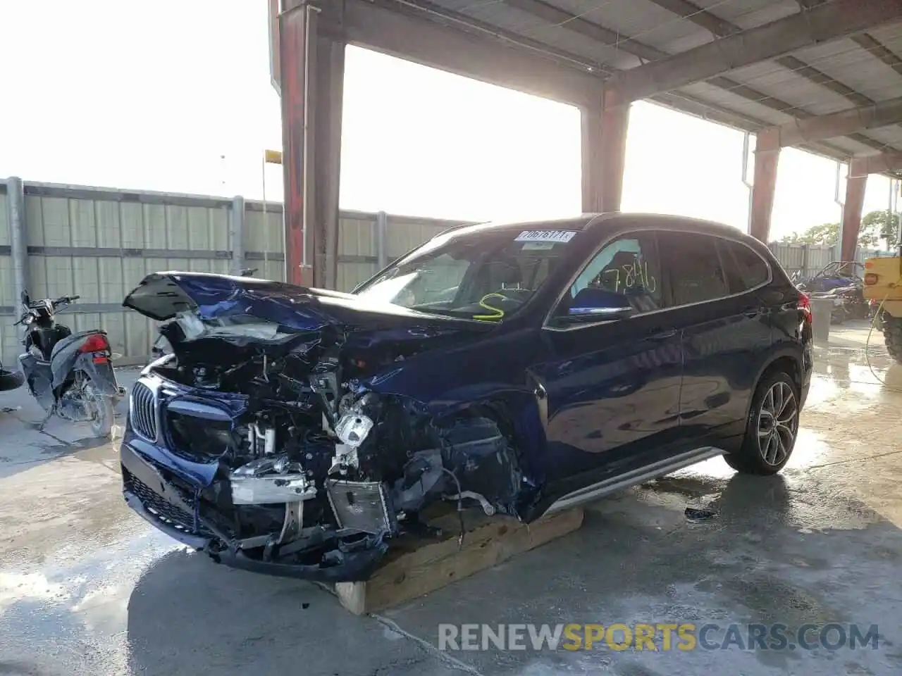 2 Photograph of a damaged car WBXHU7C56K3H44880 BMW X1 2019