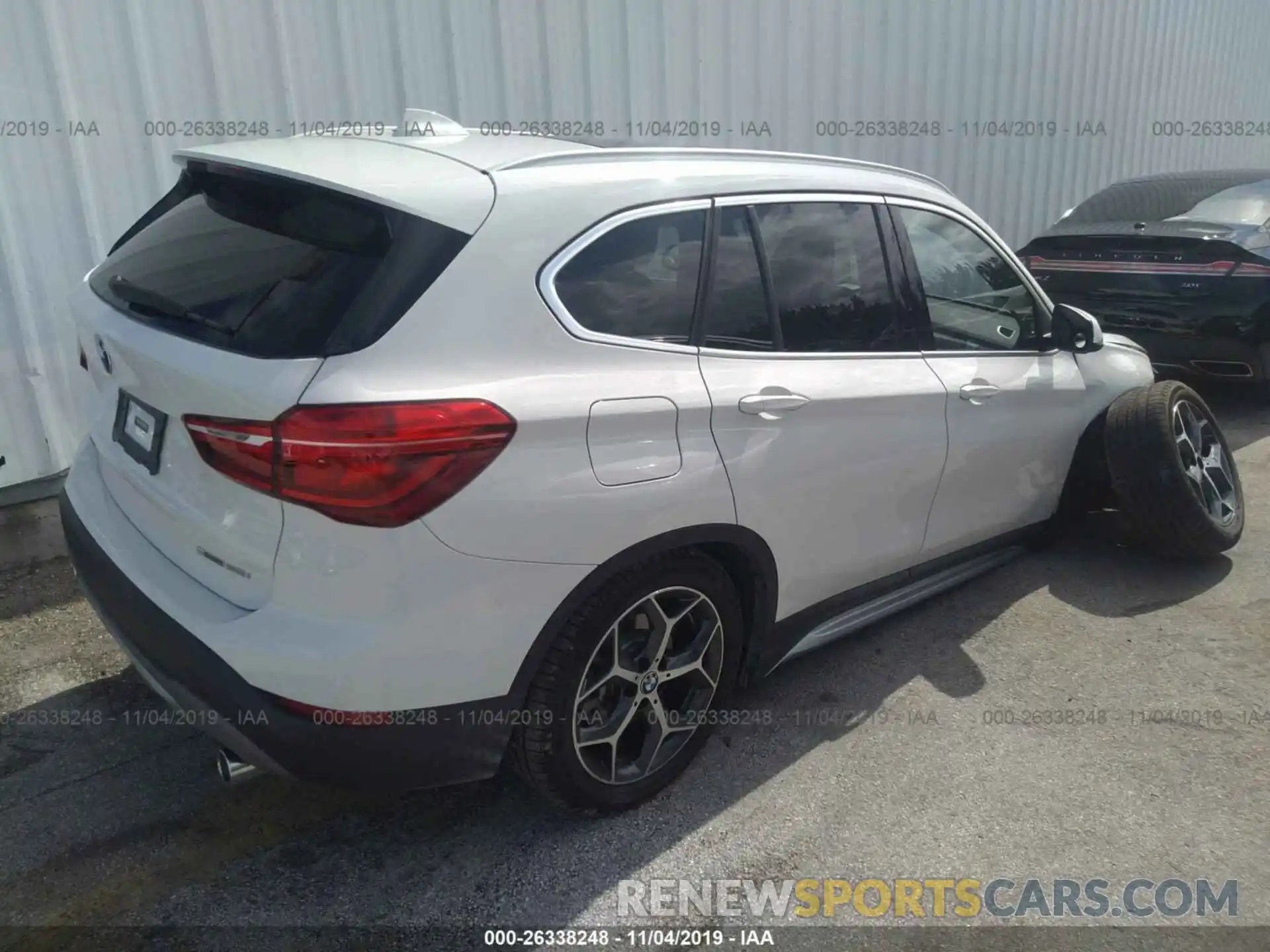 4 Photograph of a damaged car WBXHU7C56K3H45480 BMW X1 2019