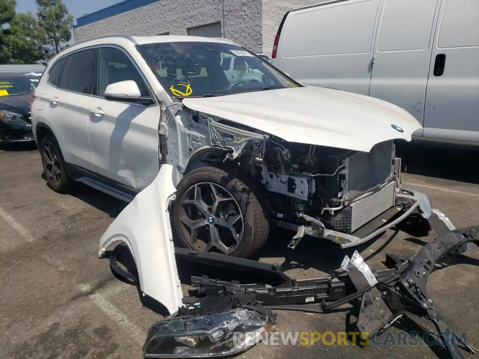 9 Photograph of a damaged car WBXHU7C56K3H45902 BMW X1 2019