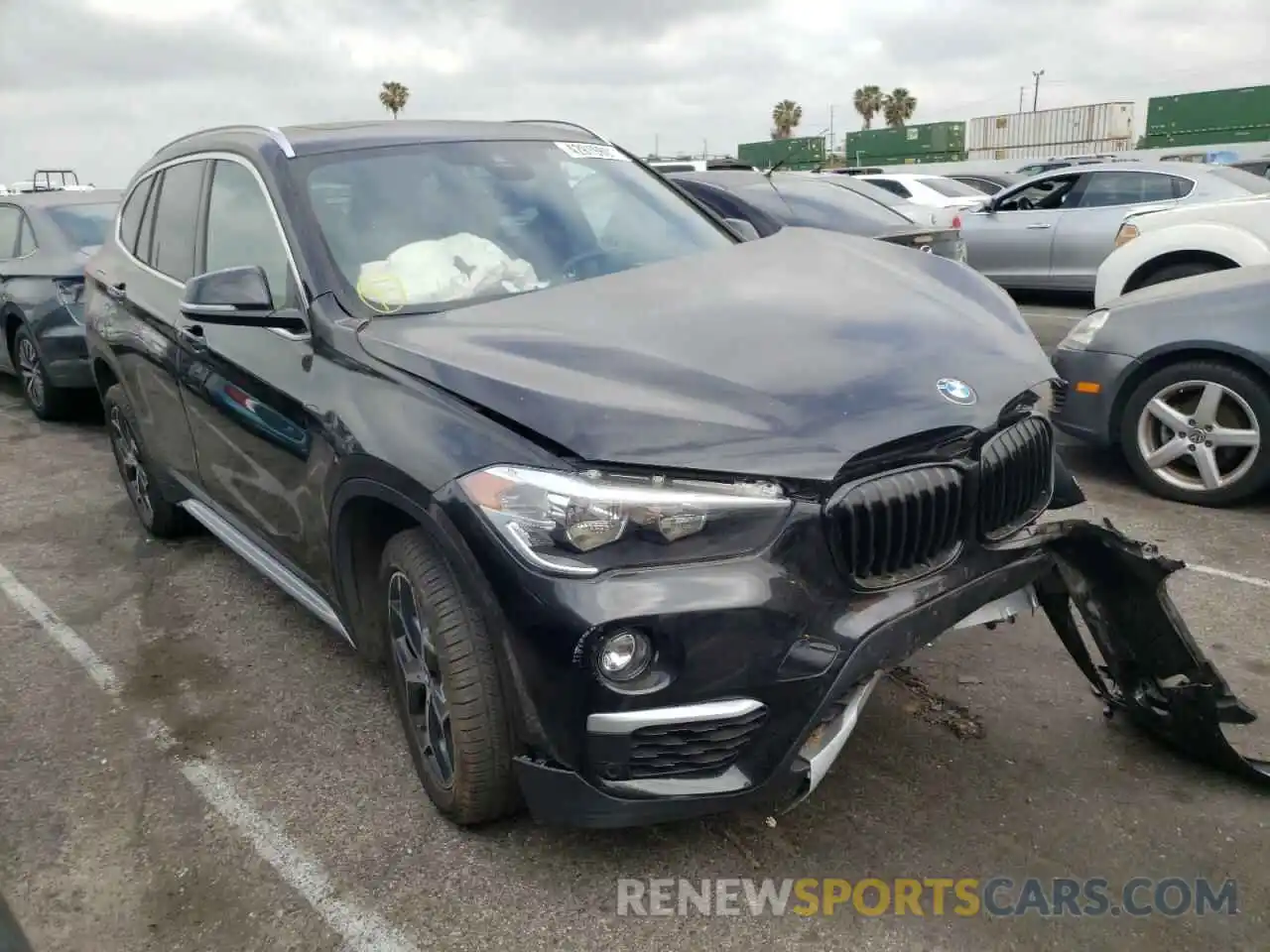 1 Photograph of a damaged car WBXHU7C56K3H46211 BMW X1 2019