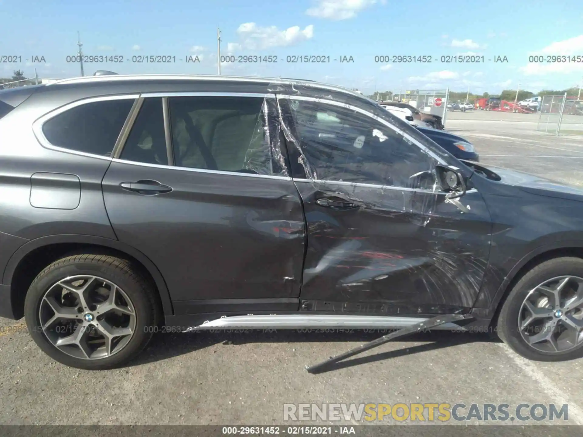 6 Photograph of a damaged car WBXHU7C56K3H46385 BMW X1 2019