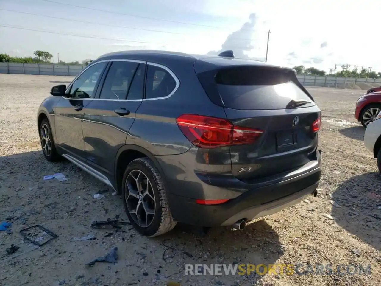 3 Photograph of a damaged car WBXHU7C56K5L11920 BMW X1 2019