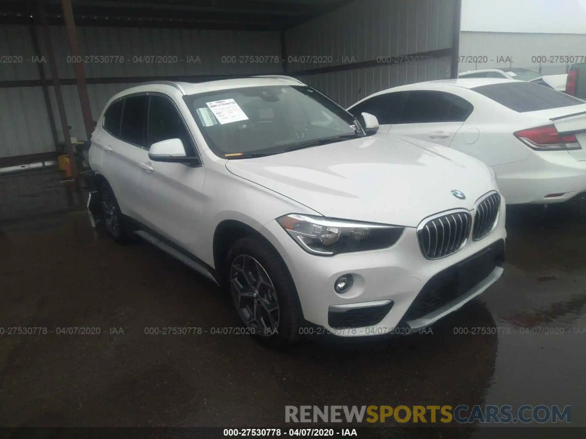 1 Photograph of a damaged car WBXHU7C56K5N18341 BMW X1 2019