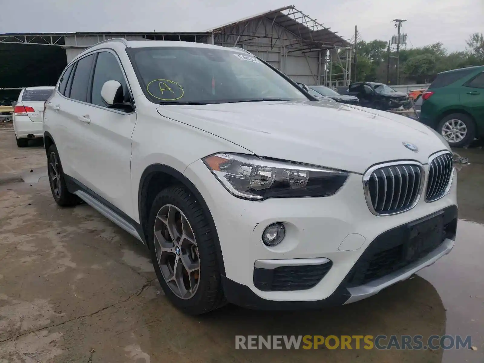 1 Photograph of a damaged car WBXHU7C57K3H44533 BMW X1 2019