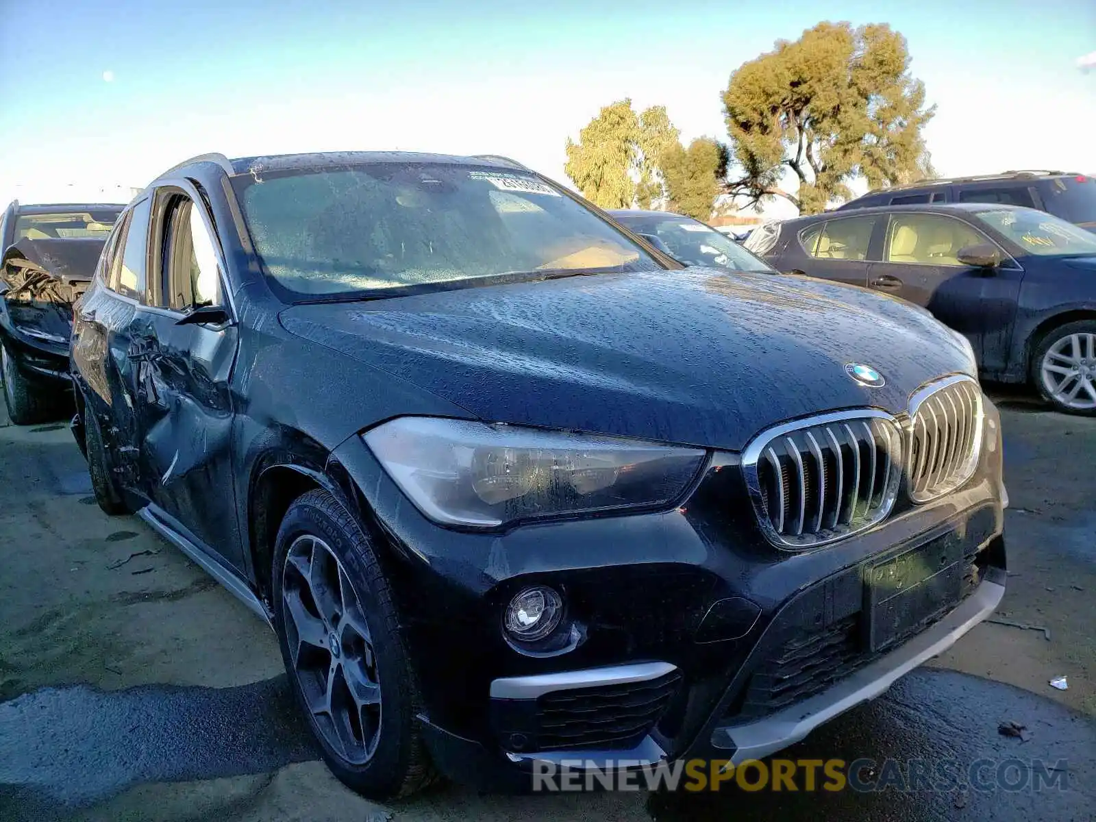 1 Photograph of a damaged car WBXHU7C57K3H45990 BMW X1 2019