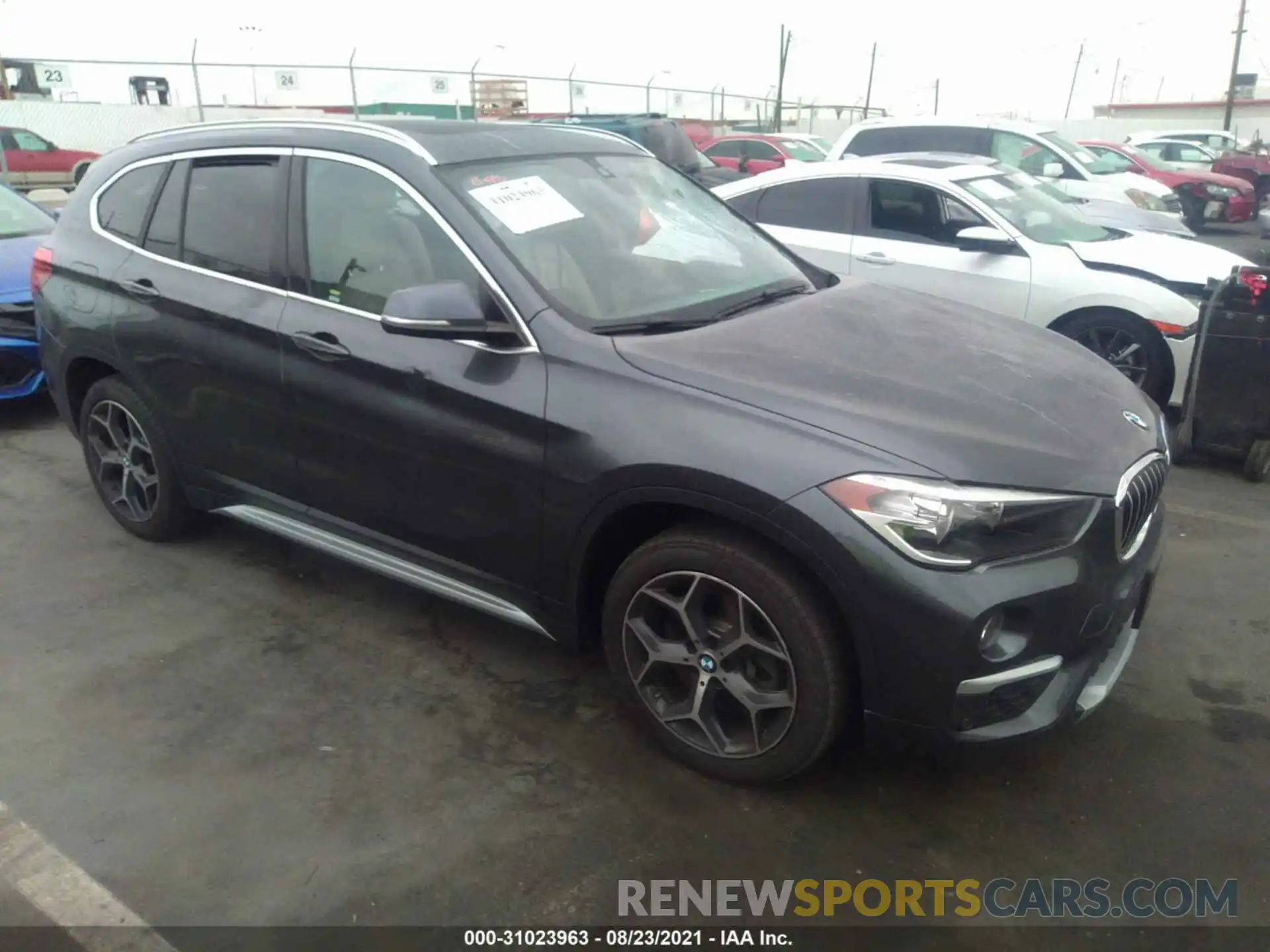 1 Photograph of a damaged car WBXHU7C57K3H46072 BMW X1 2019