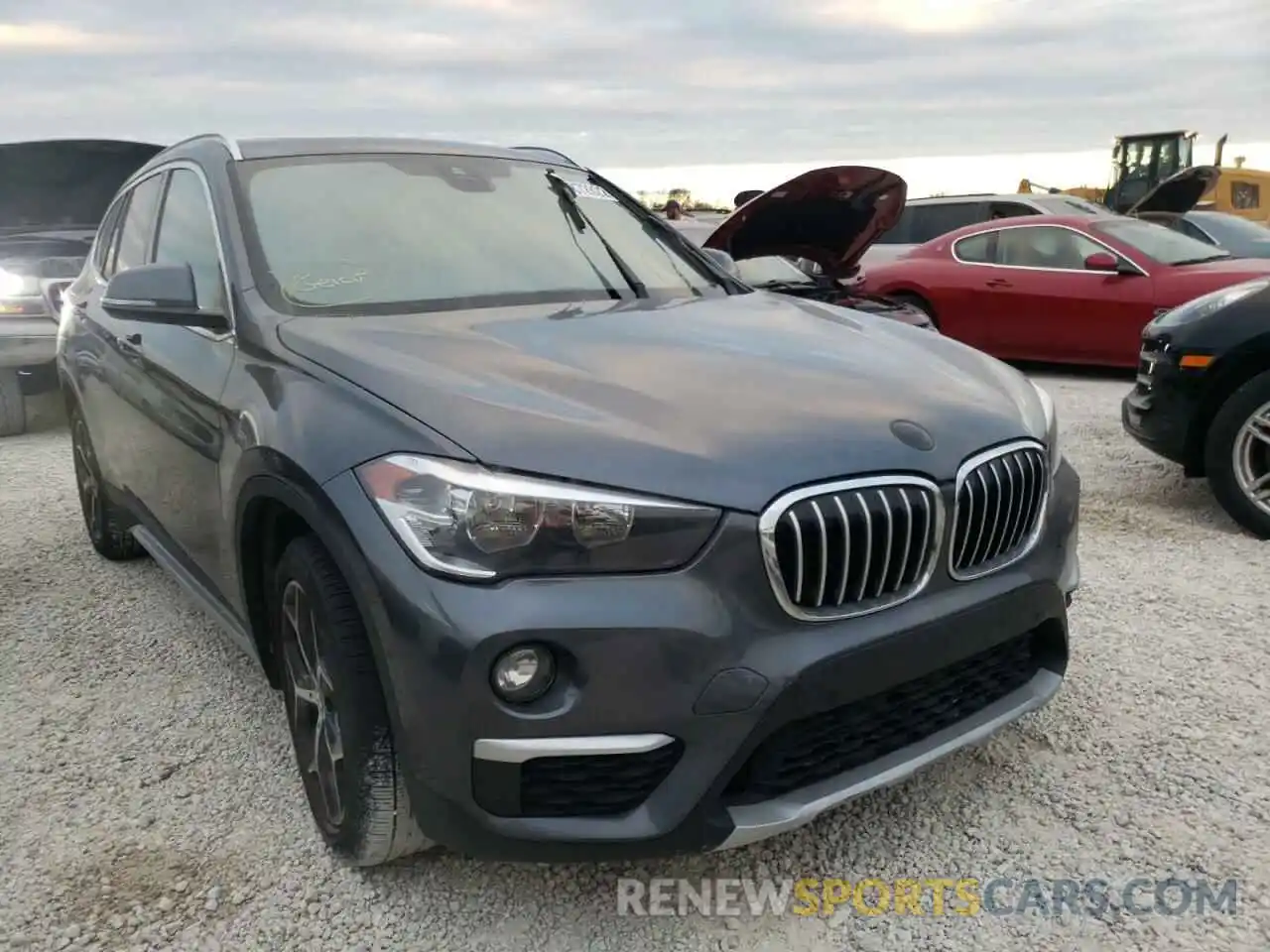 1 Photograph of a damaged car WBXHU7C57K3H46489 BMW X1 2019