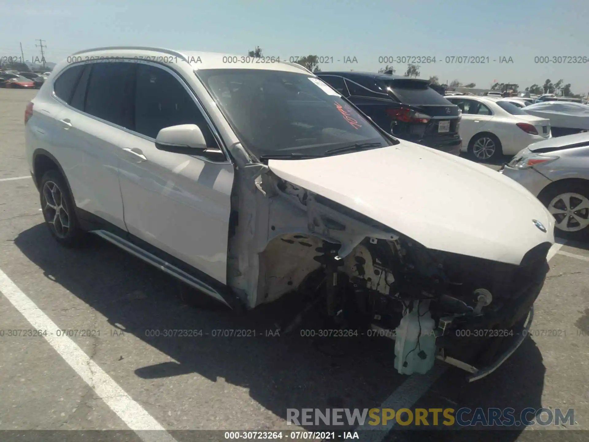 1 Photograph of a damaged car WBXHU7C57K5L10601 BMW X1 2019