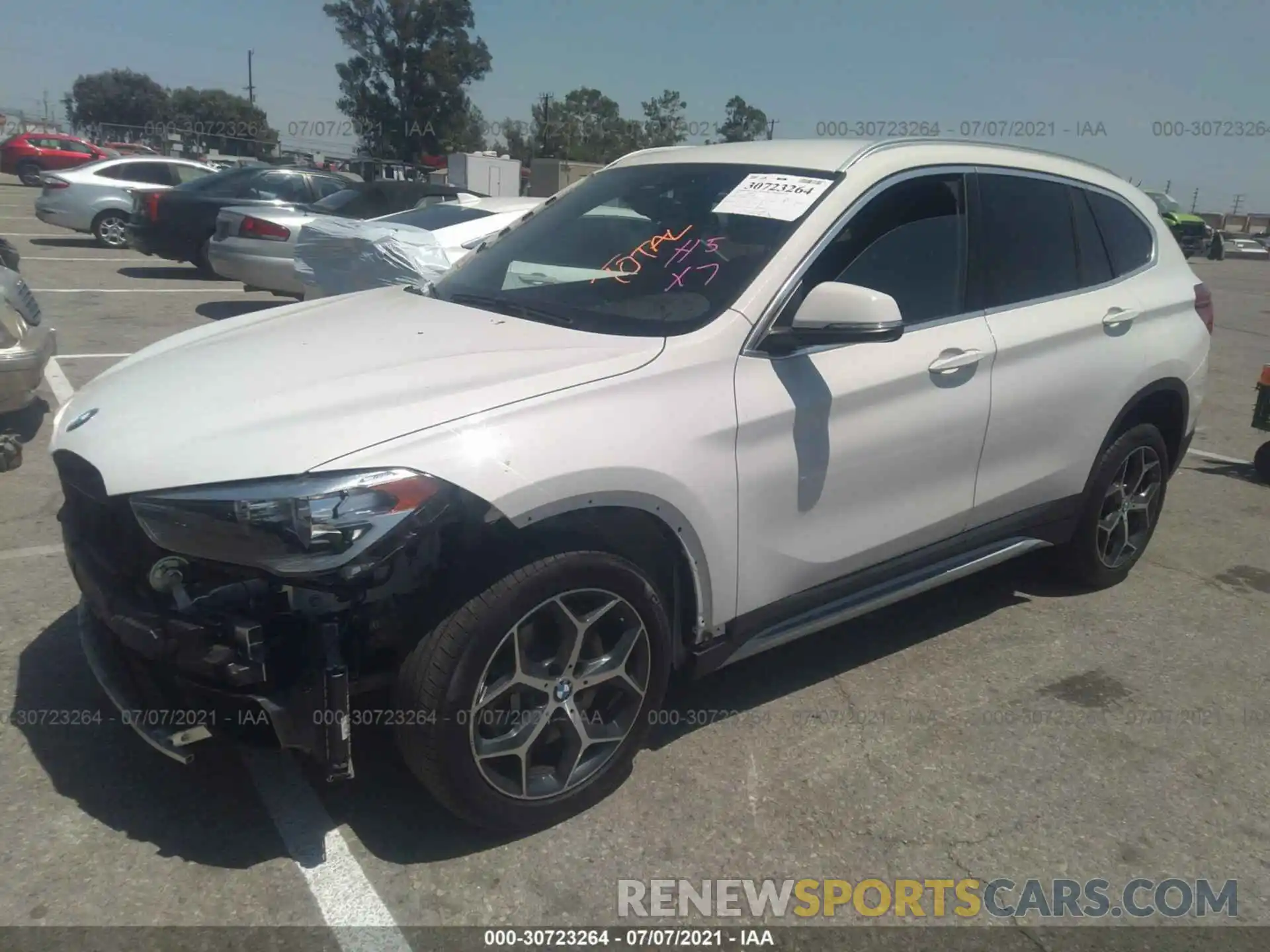 2 Photograph of a damaged car WBXHU7C57K5L10601 BMW X1 2019