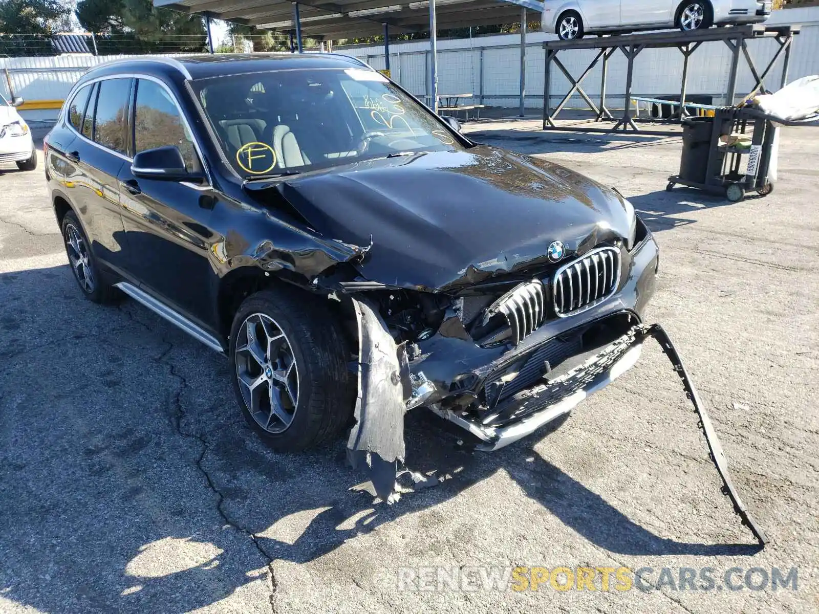 1 Photograph of a damaged car WBXHU7C57K5L10680 BMW X1 2019