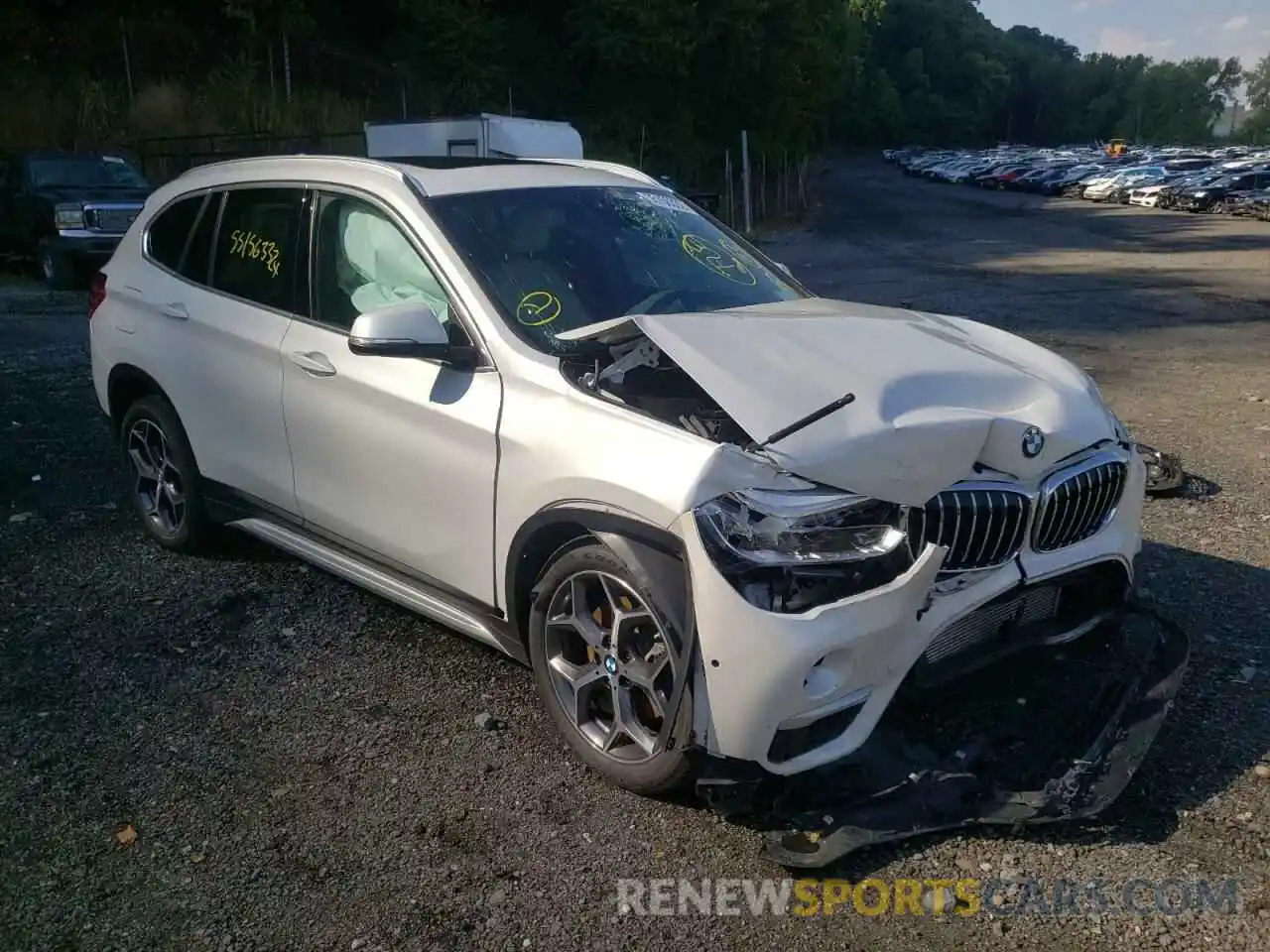 1 Photograph of a damaged car WBXHU7C57K5L10730 BMW X1 2019