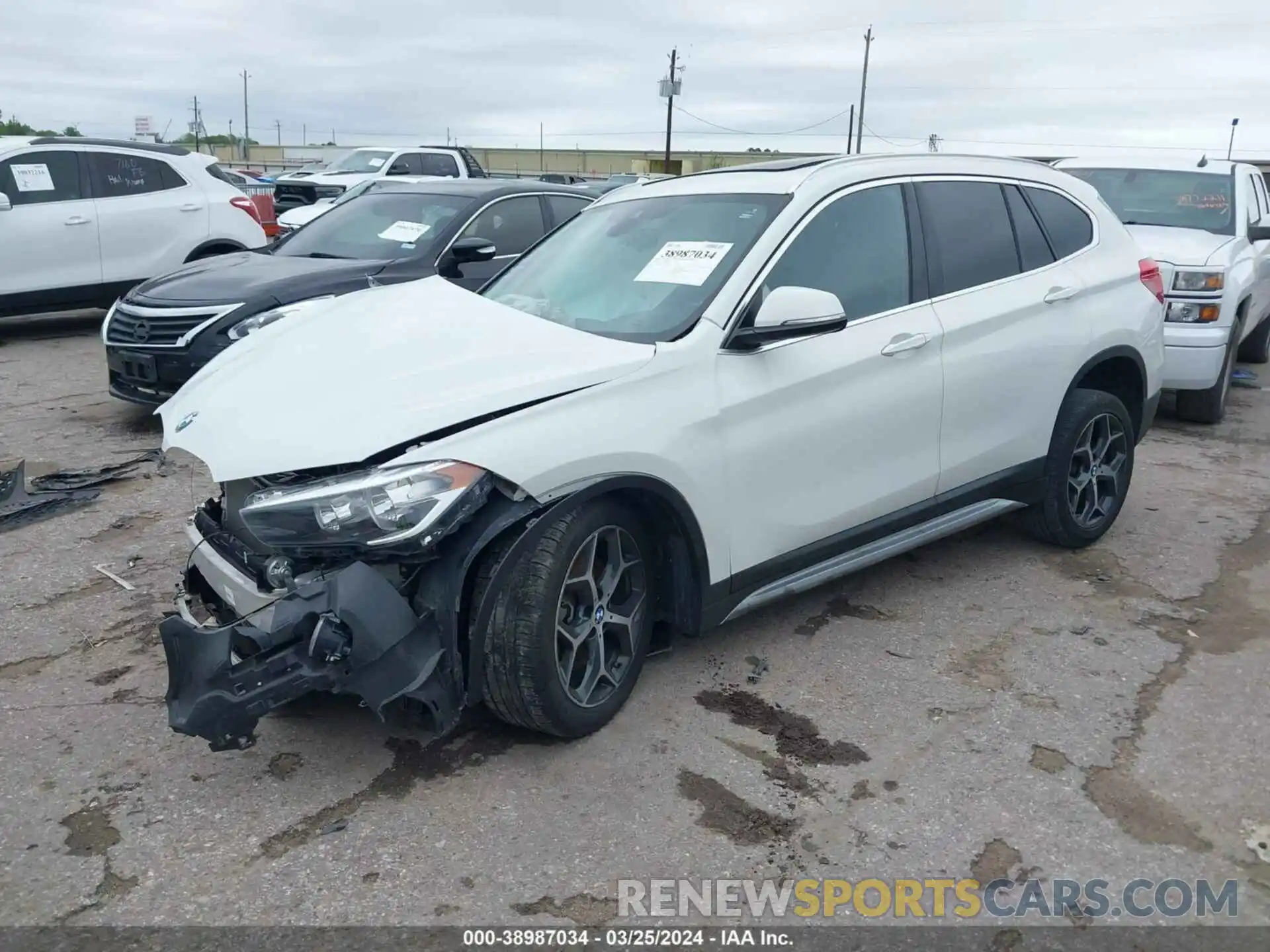 2 Photograph of a damaged car WBXHU7C57K5L10789 BMW X1 2019