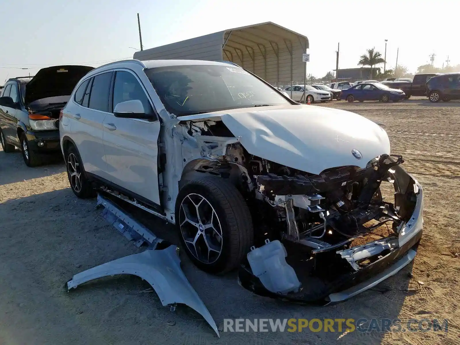 1 Photograph of a damaged car WBXHU7C57K5L11845 BMW X1 2019