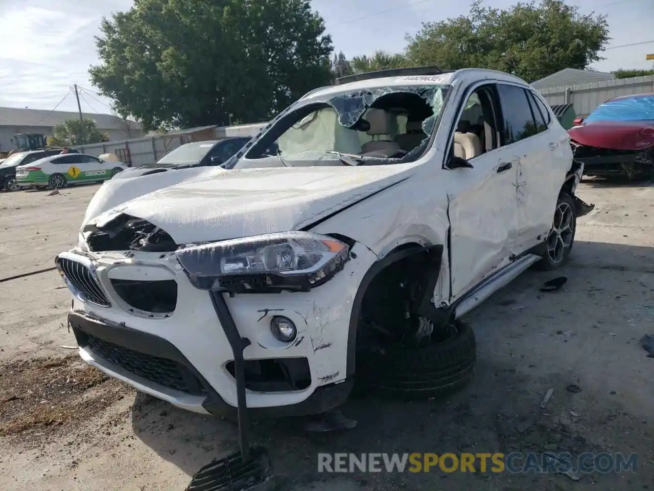 2 Photograph of a damaged car WBXHU7C58K3H44587 BMW X1 2019