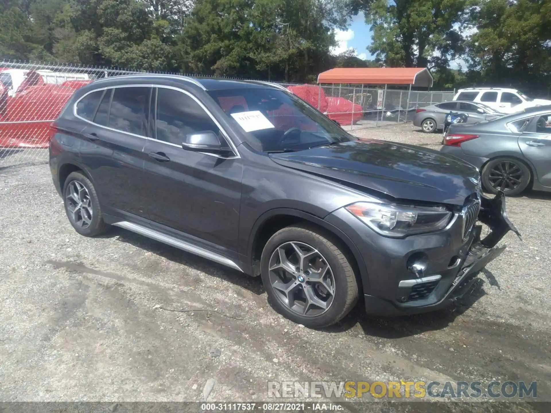 1 Photograph of a damaged car WBXHU7C58K3H45433 BMW X1 2019