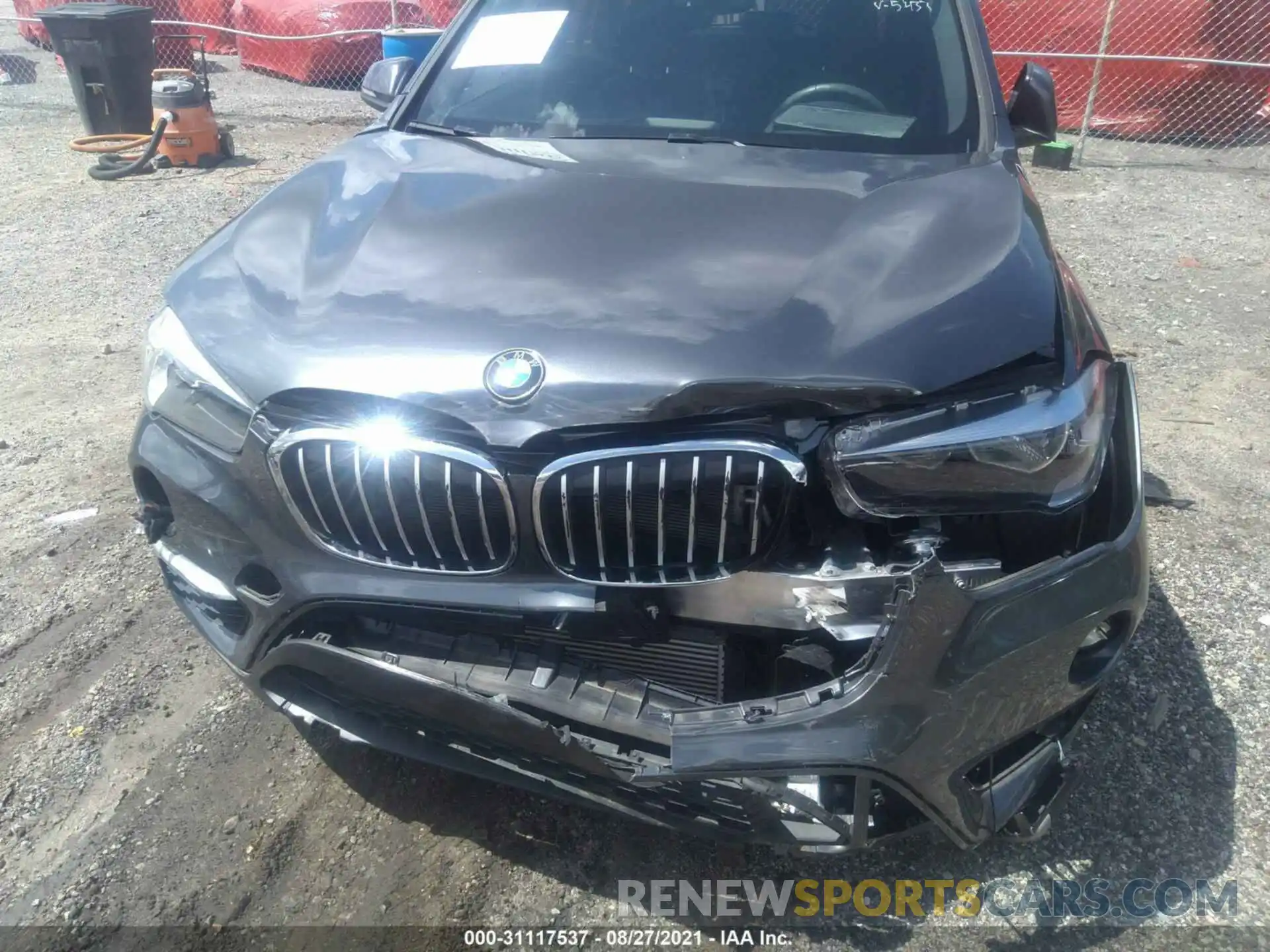 6 Photograph of a damaged car WBXHU7C58K3H45433 BMW X1 2019