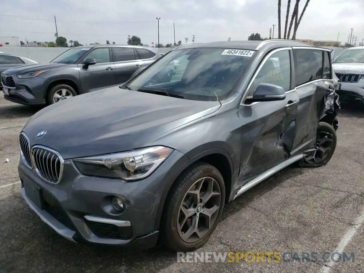 2 Photograph of a damaged car WBXHU7C58K3H45528 BMW X1 2019