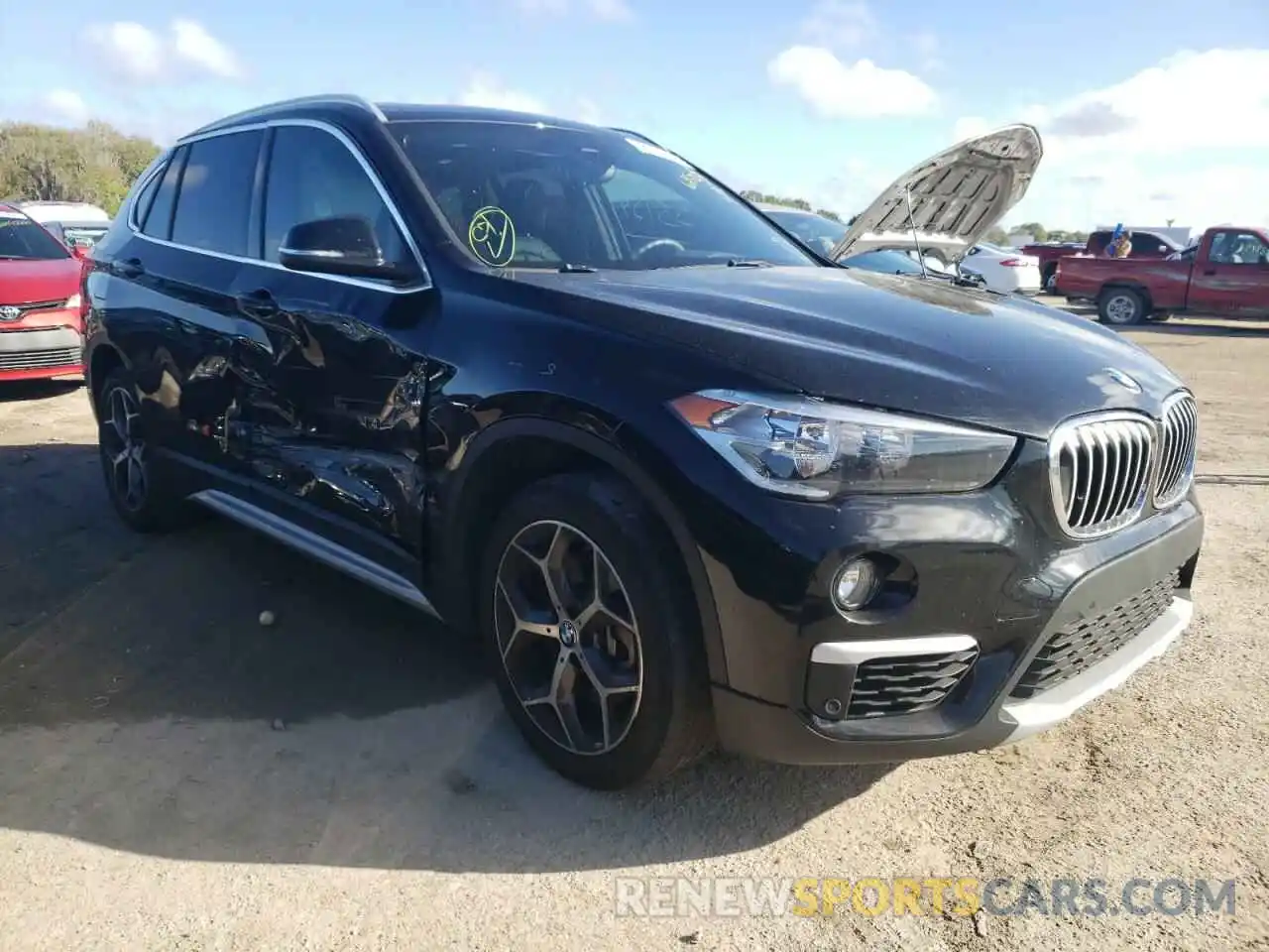 1 Photograph of a damaged car WBXHU7C58K3H45559 BMW X1 2019