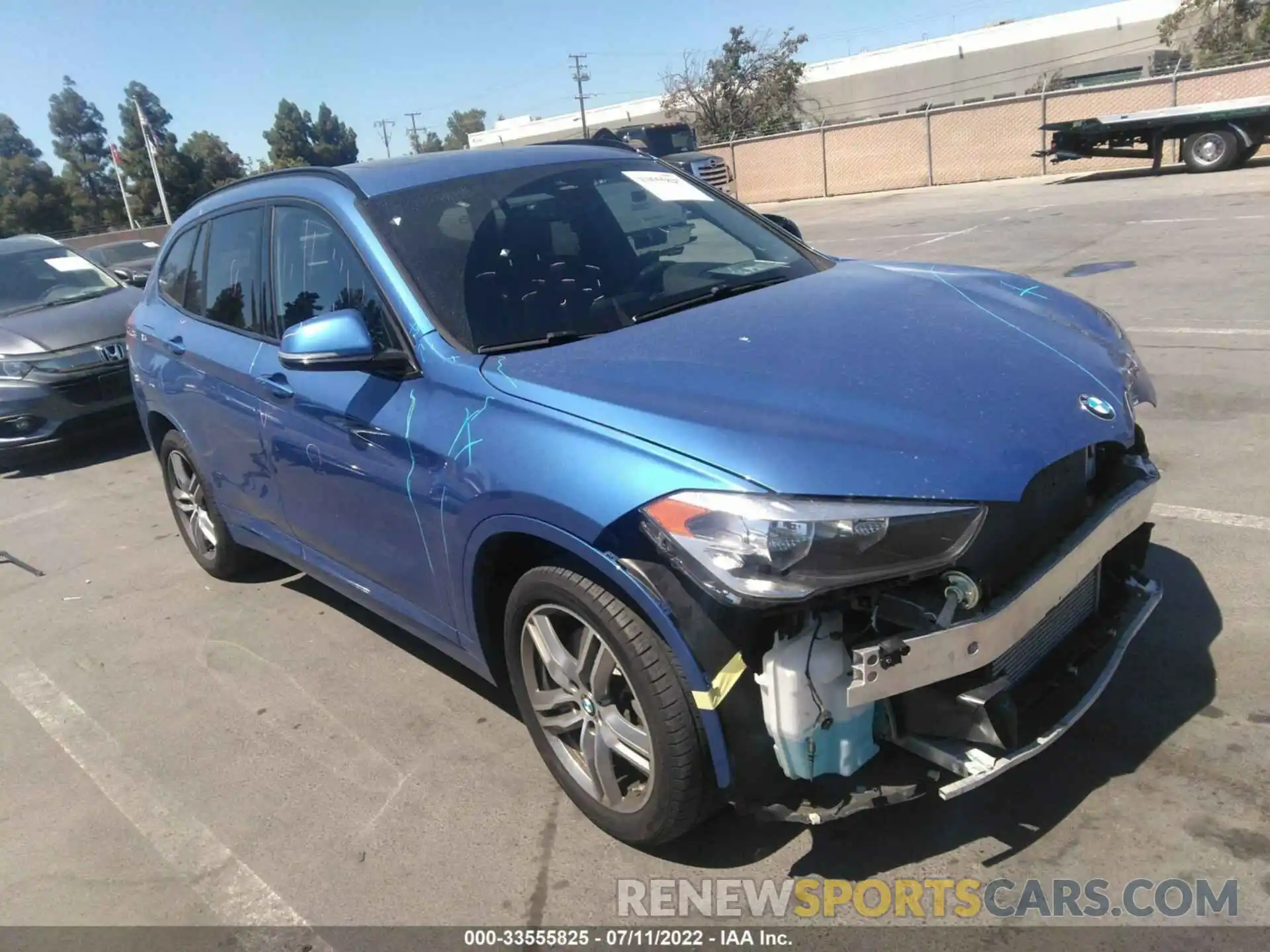 1 Photograph of a damaged car WBXHU7C58K5L10851 BMW X1 2019