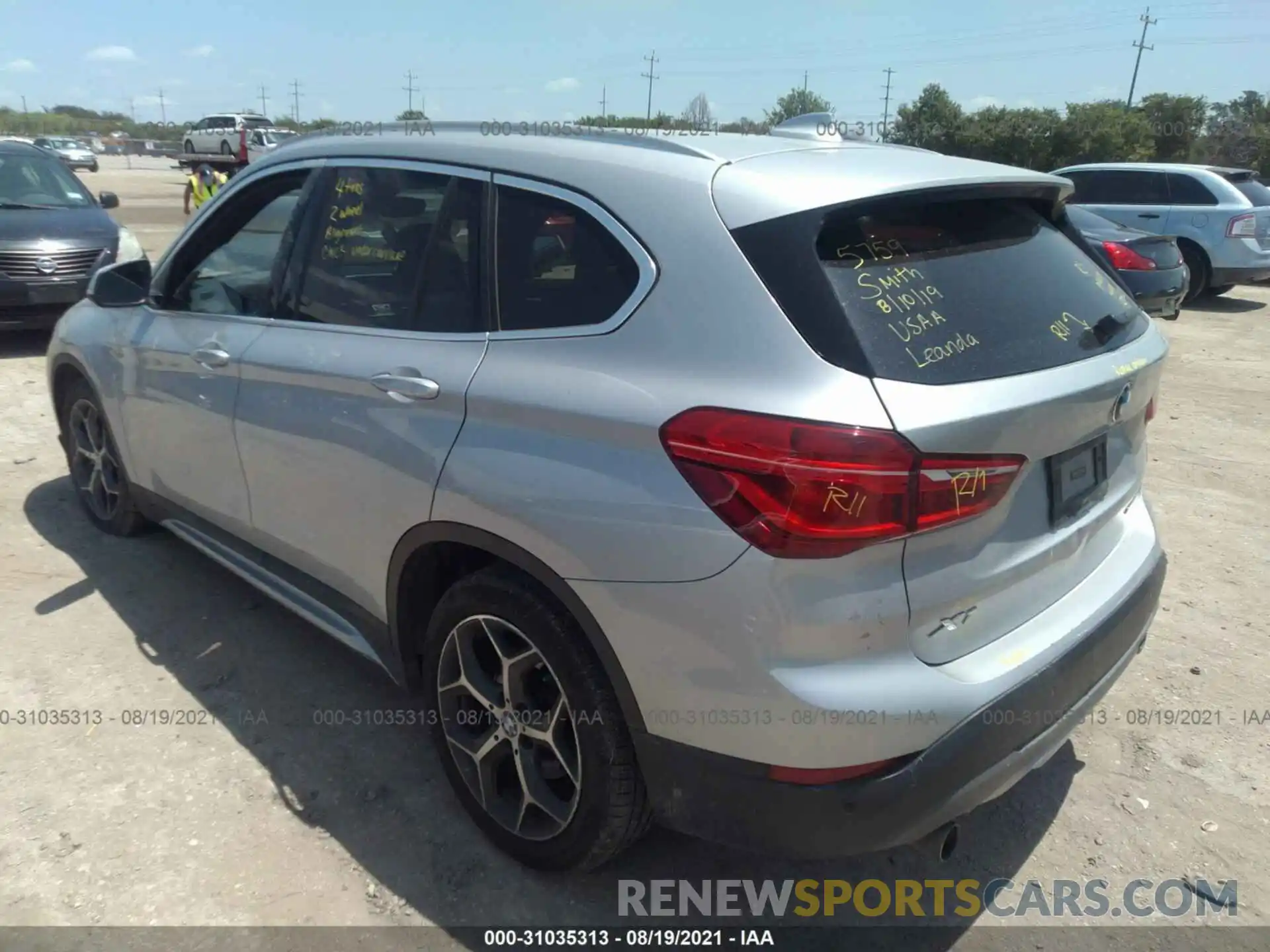 3 Photograph of a damaged car WBXHU7C58K5L11028 BMW X1 2019