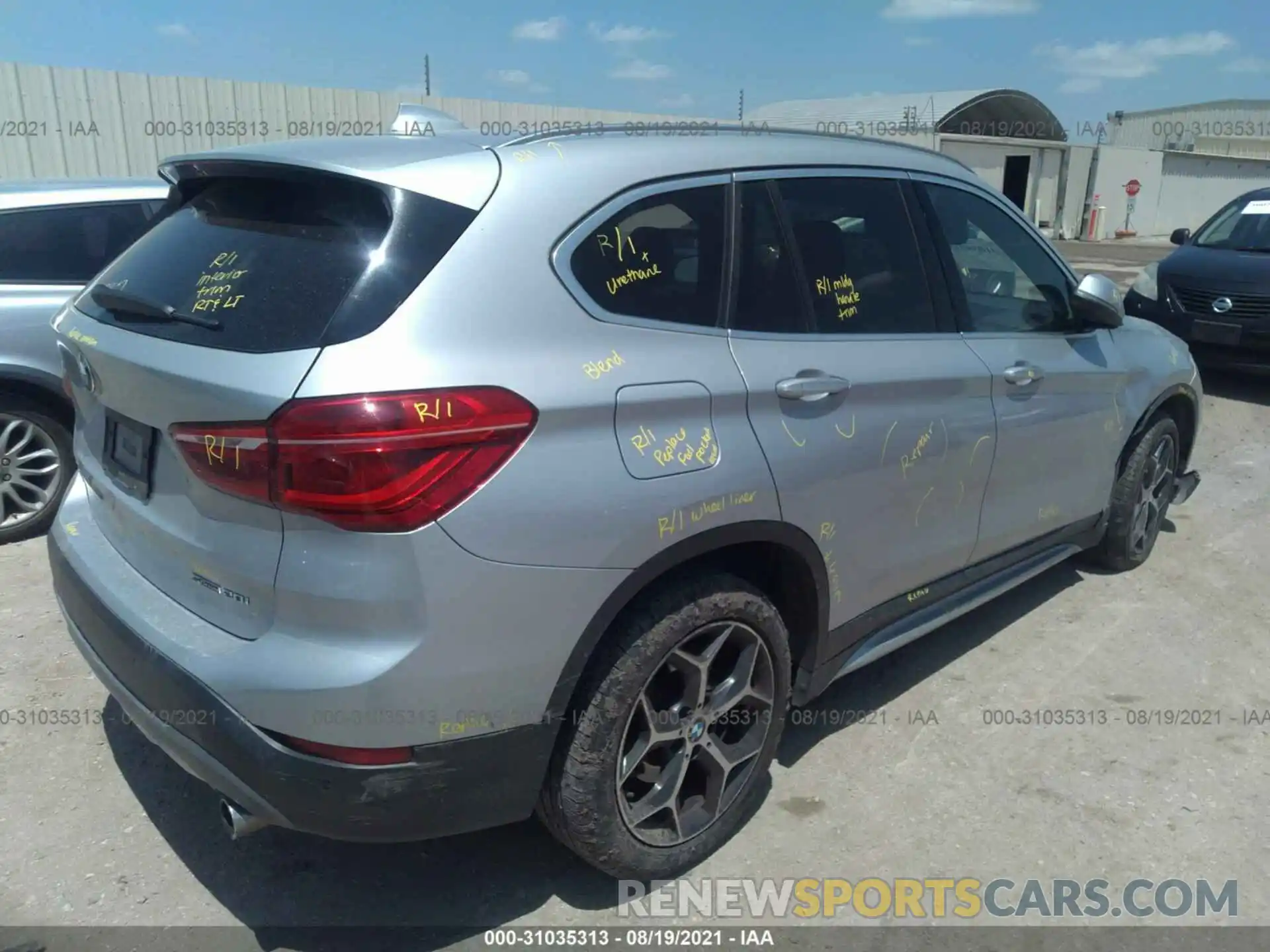 4 Фотография поврежденного автомобиля WBXHU7C58K5L11028 BMW X1 2019