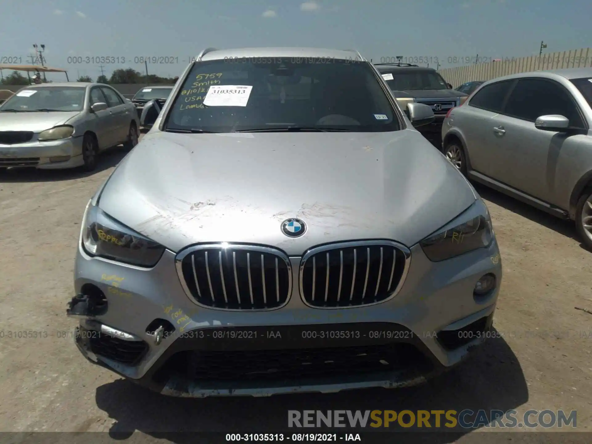 6 Photograph of a damaged car WBXHU7C58K5L11028 BMW X1 2019