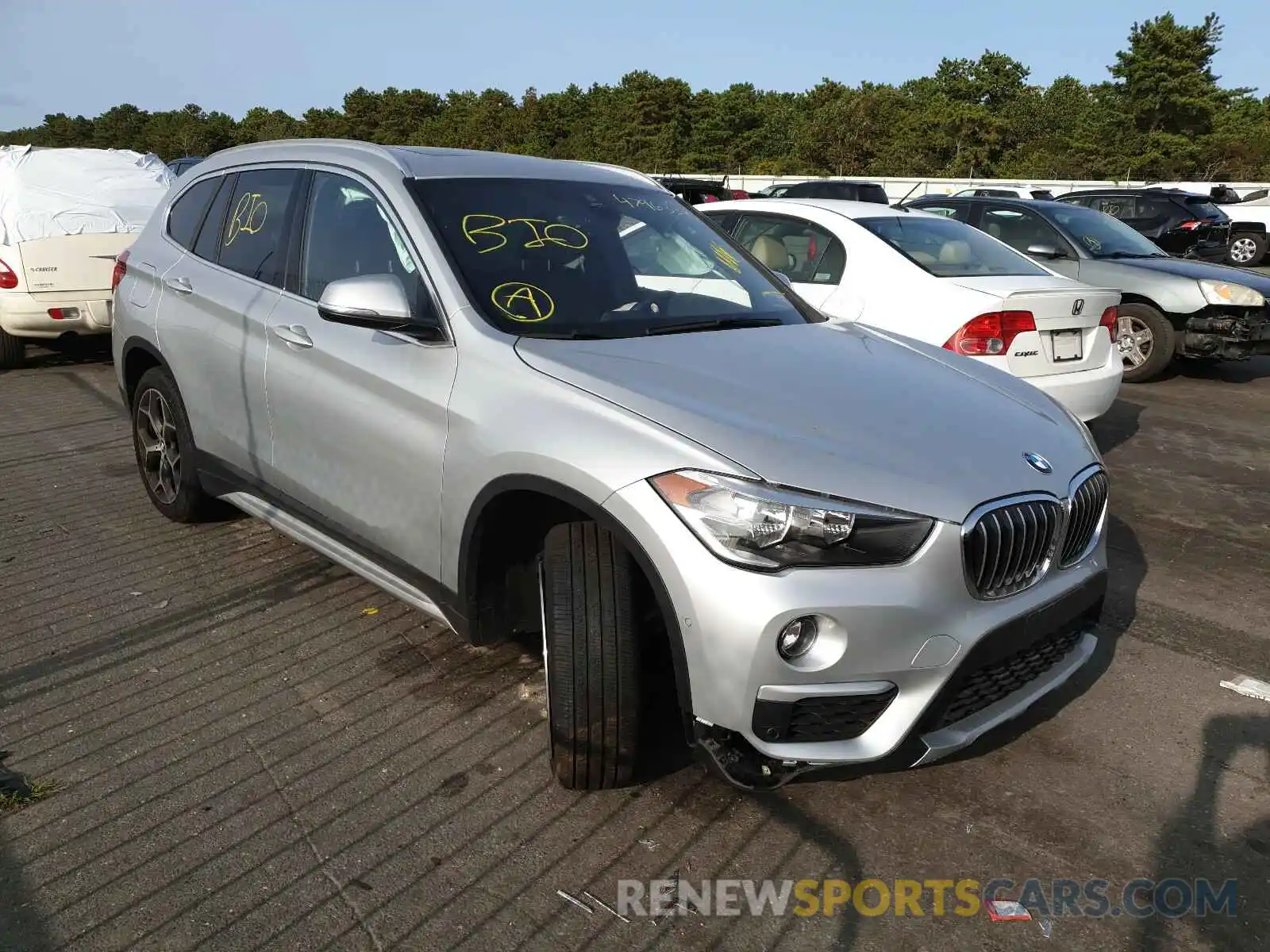 1 Photograph of a damaged car WBXHU7C58K5L11353 BMW X1 2019