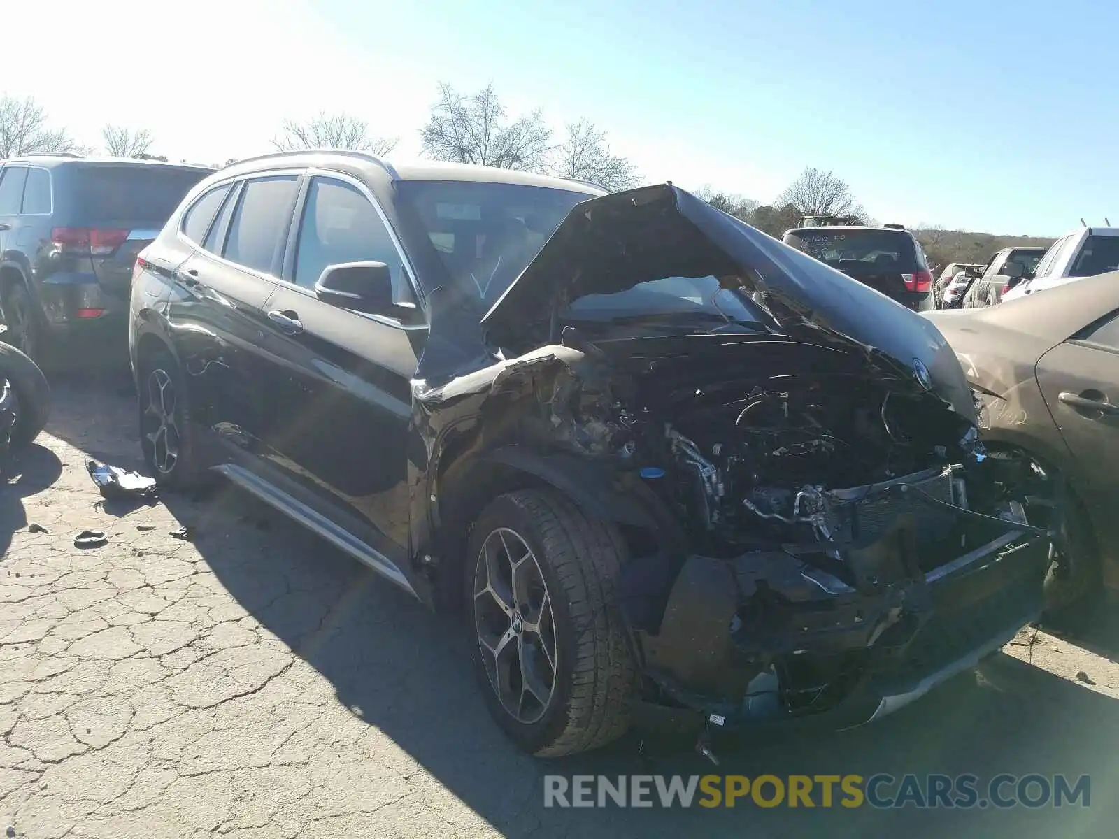1 Photograph of a damaged car WBXHU7C59K3H45604 BMW X1 2019