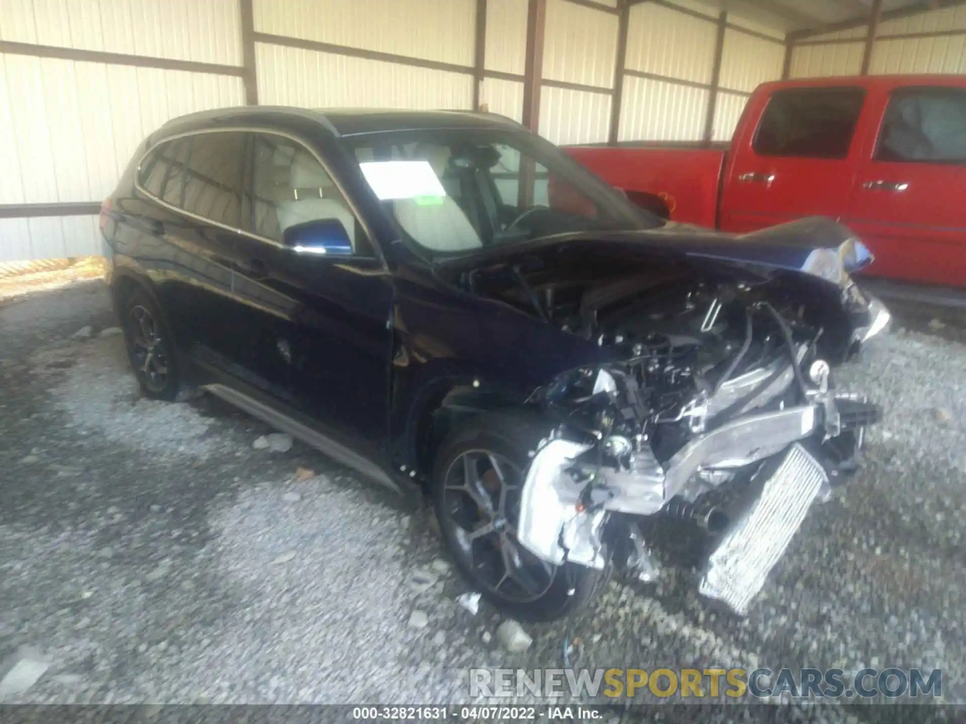 1 Photograph of a damaged car WBXHU7C59K3H45652 BMW X1 2019