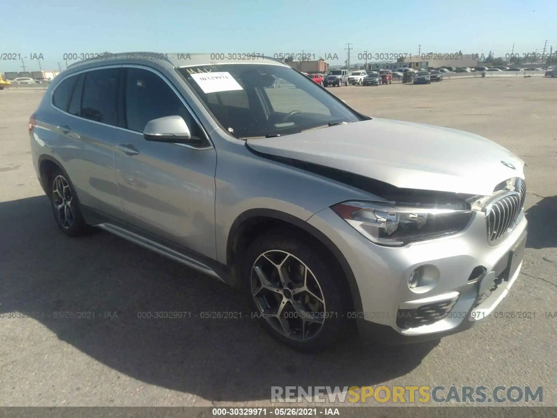 1 Photograph of a damaged car WBXHU7C59K3H46137 BMW X1 2019