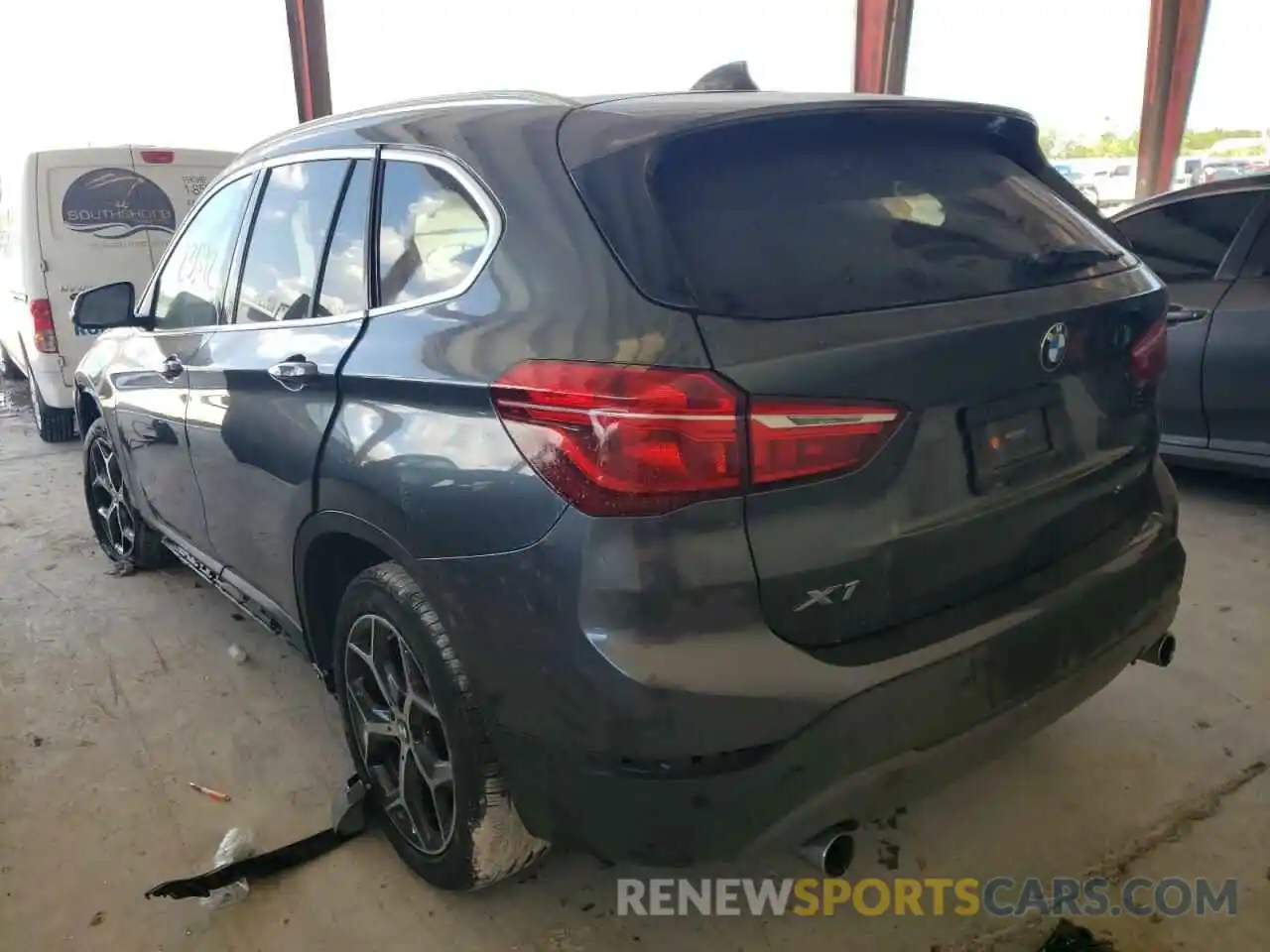 3 Photograph of a damaged car WBXHU7C59K3H46428 BMW X1 2019