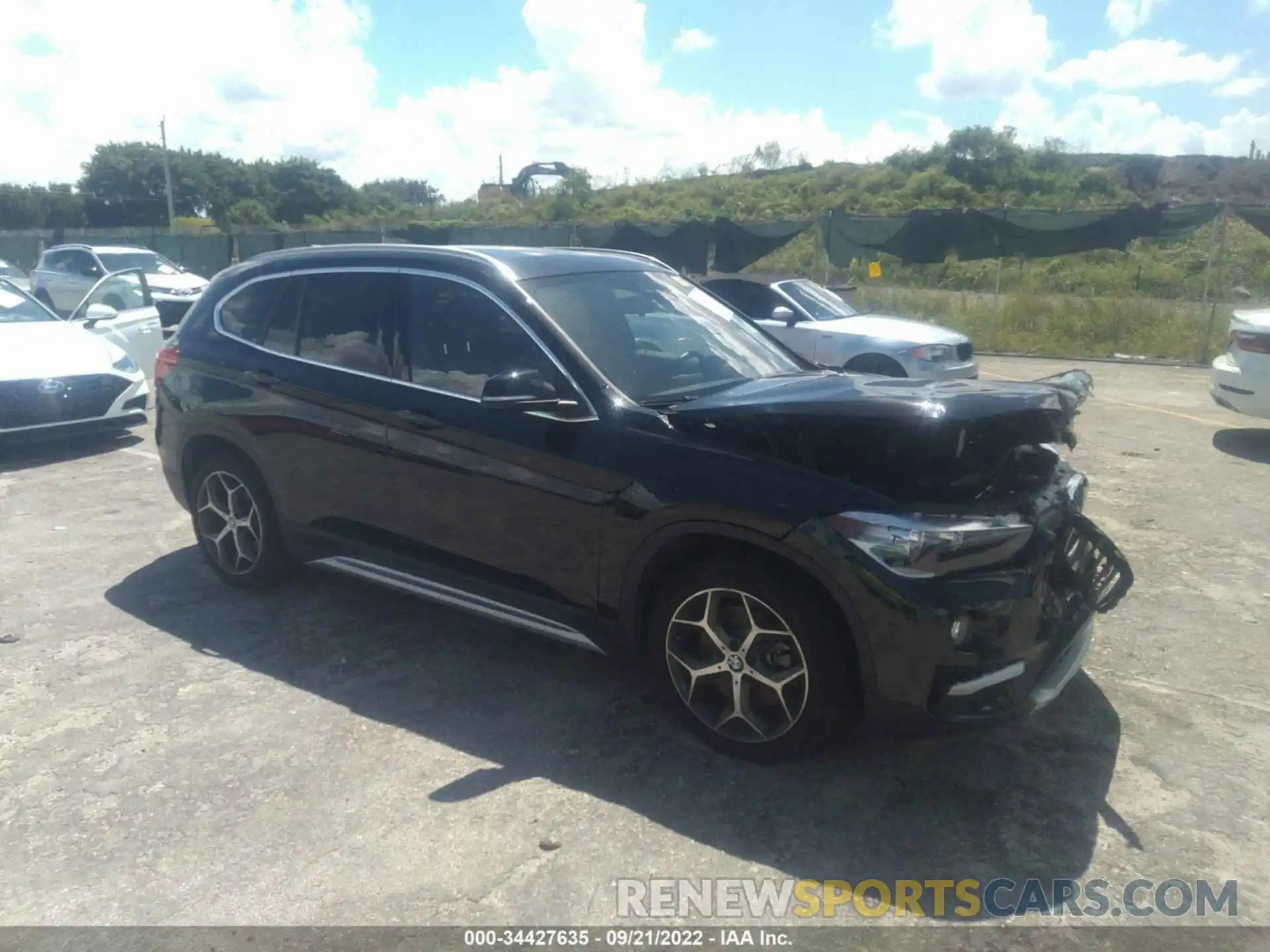 1 Photograph of a damaged car WBXHU7C59K5L10986 BMW X1 2019