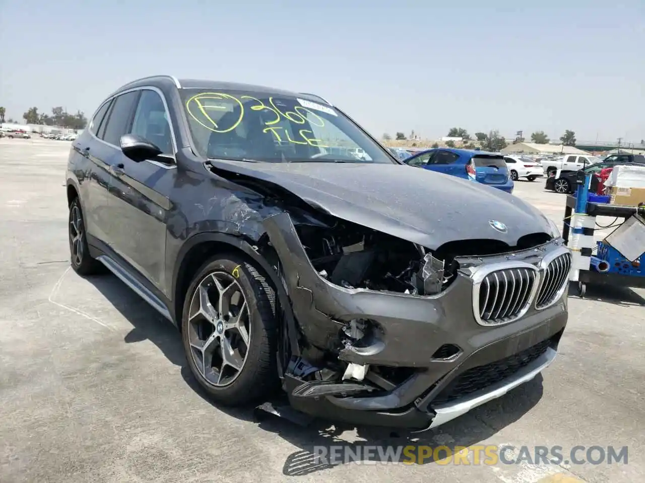 1 Photograph of a damaged car WBXHU7C59K5L11653 BMW X1 2019