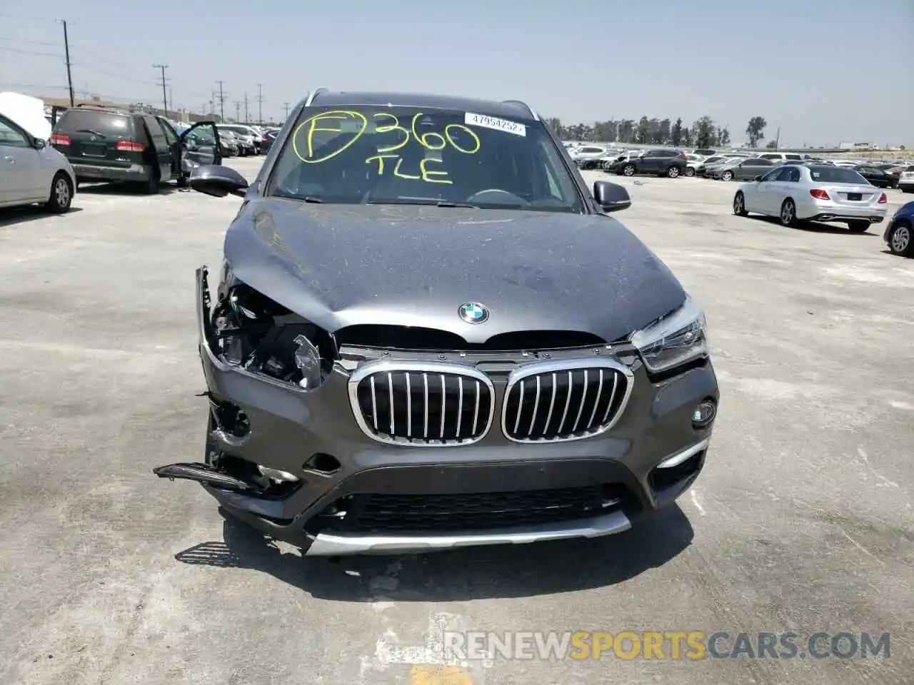 9 Photograph of a damaged car WBXHU7C59K5L11653 BMW X1 2019