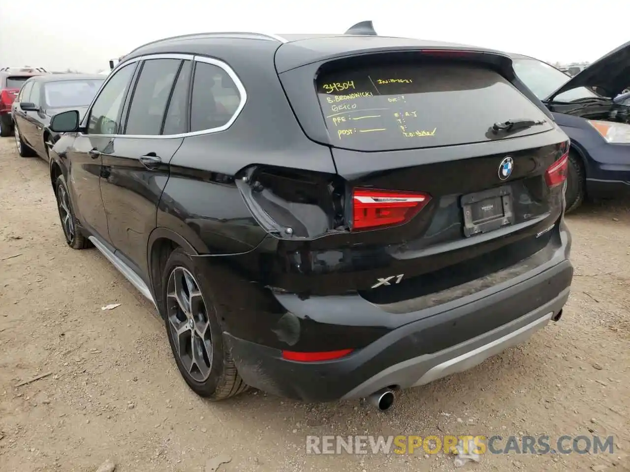 3 Photograph of a damaged car WBXHU7C59K5L11846 BMW X1 2019