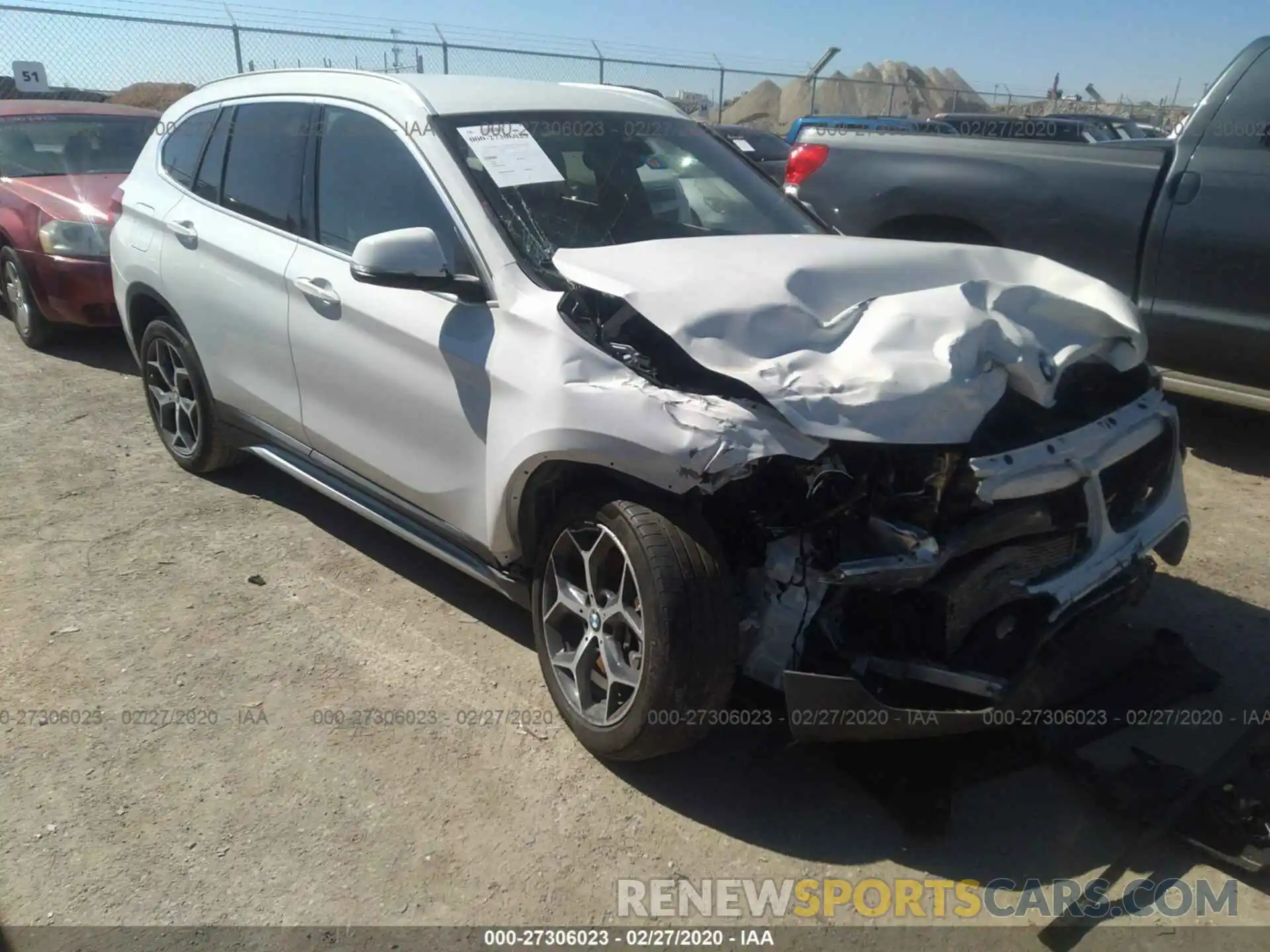 1 Photograph of a damaged car WBXHU7C59K5L11958 BMW X1 2019