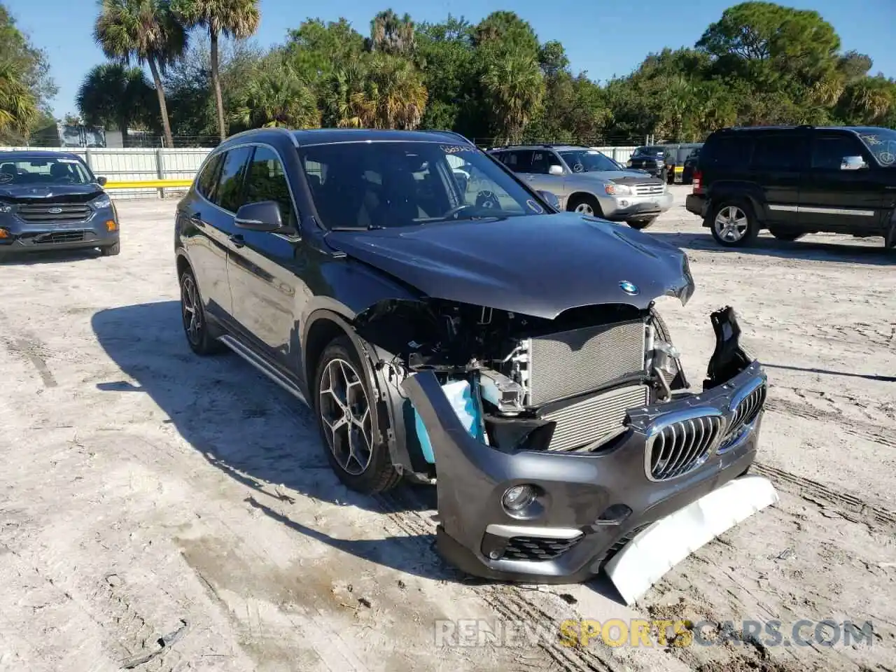 1 Photograph of a damaged car WBXHU7C59K5L12303 BMW X1 2019