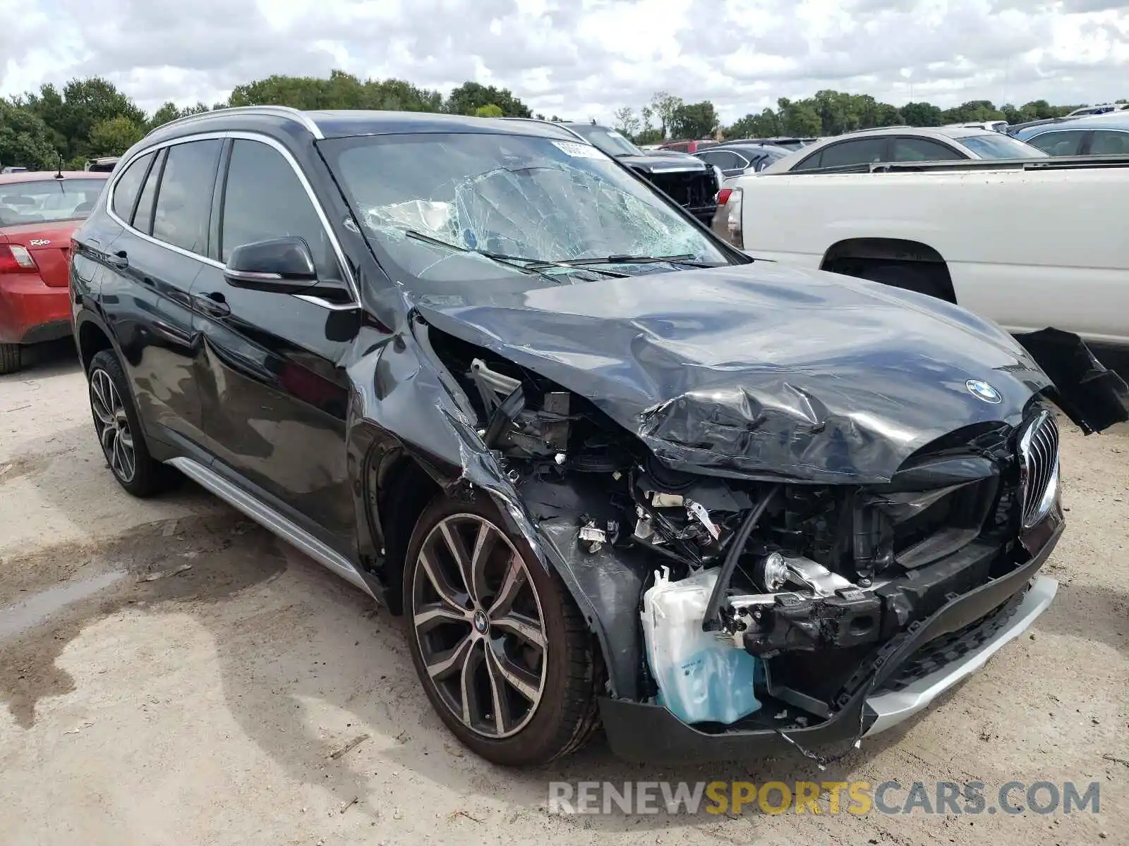 1 Photograph of a damaged car WBXHU7C59K5N25669 BMW X1 2019