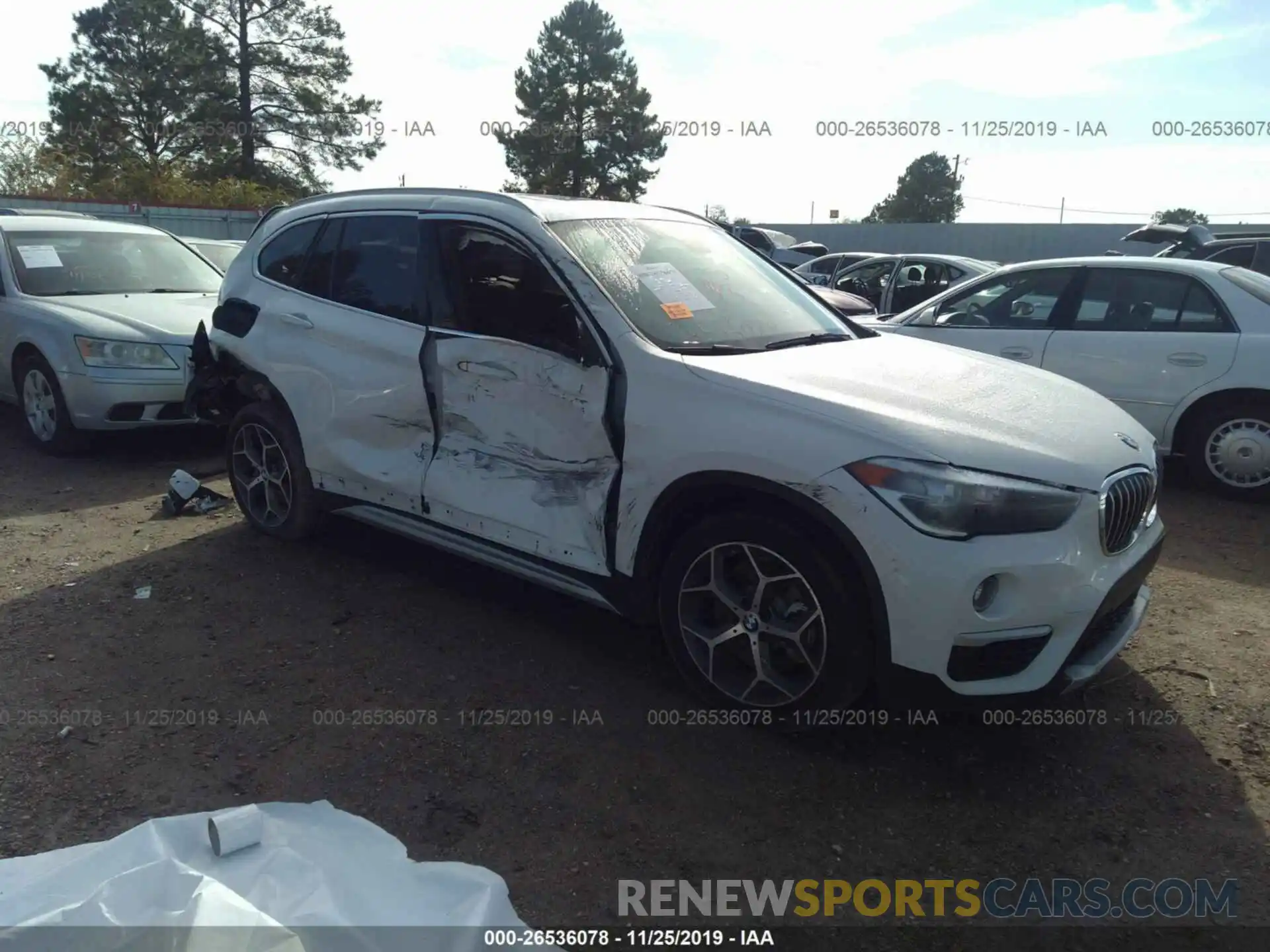 1 Photograph of a damaged car WBXHU7C59K5N45291 BMW X1 2019