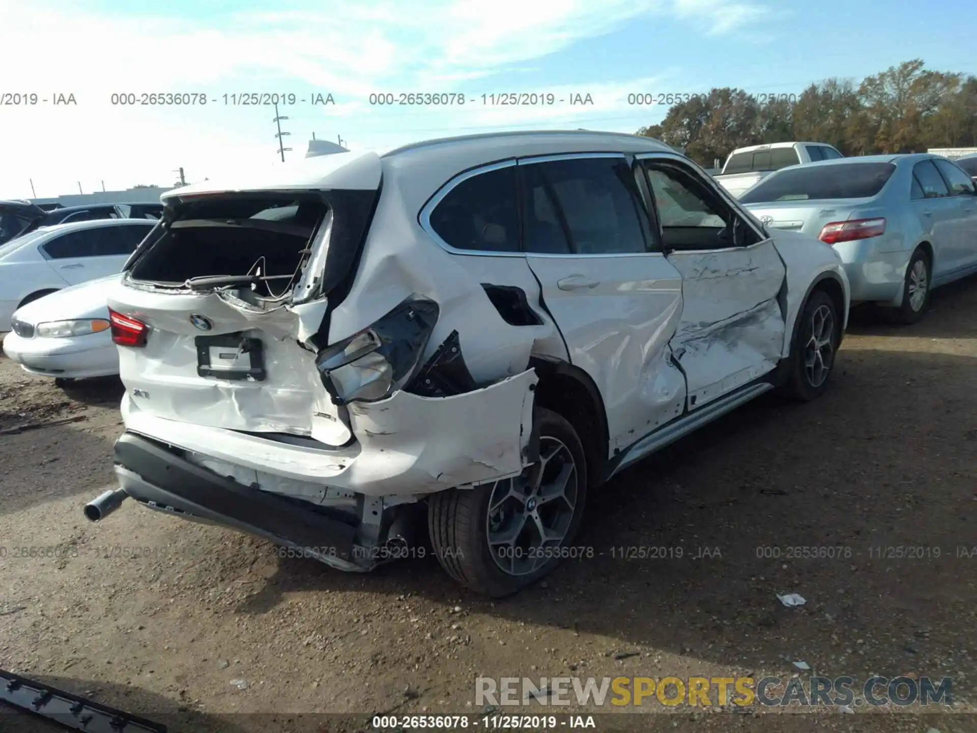 4 Photograph of a damaged car WBXHU7C59K5N45291 BMW X1 2019